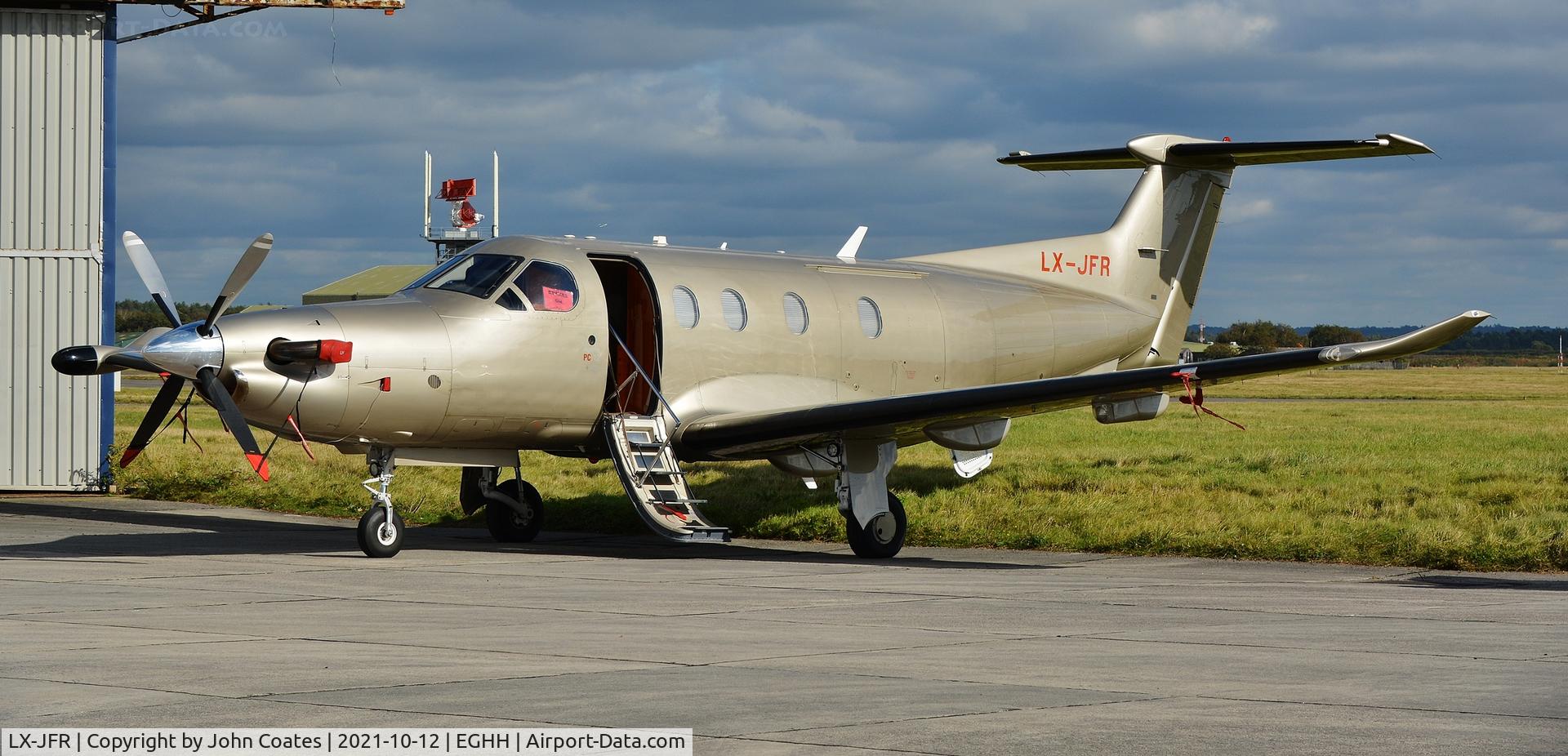 LX-JFR, 2010 Pilatus PC-12/47E C/N 1233, Parked at BAS