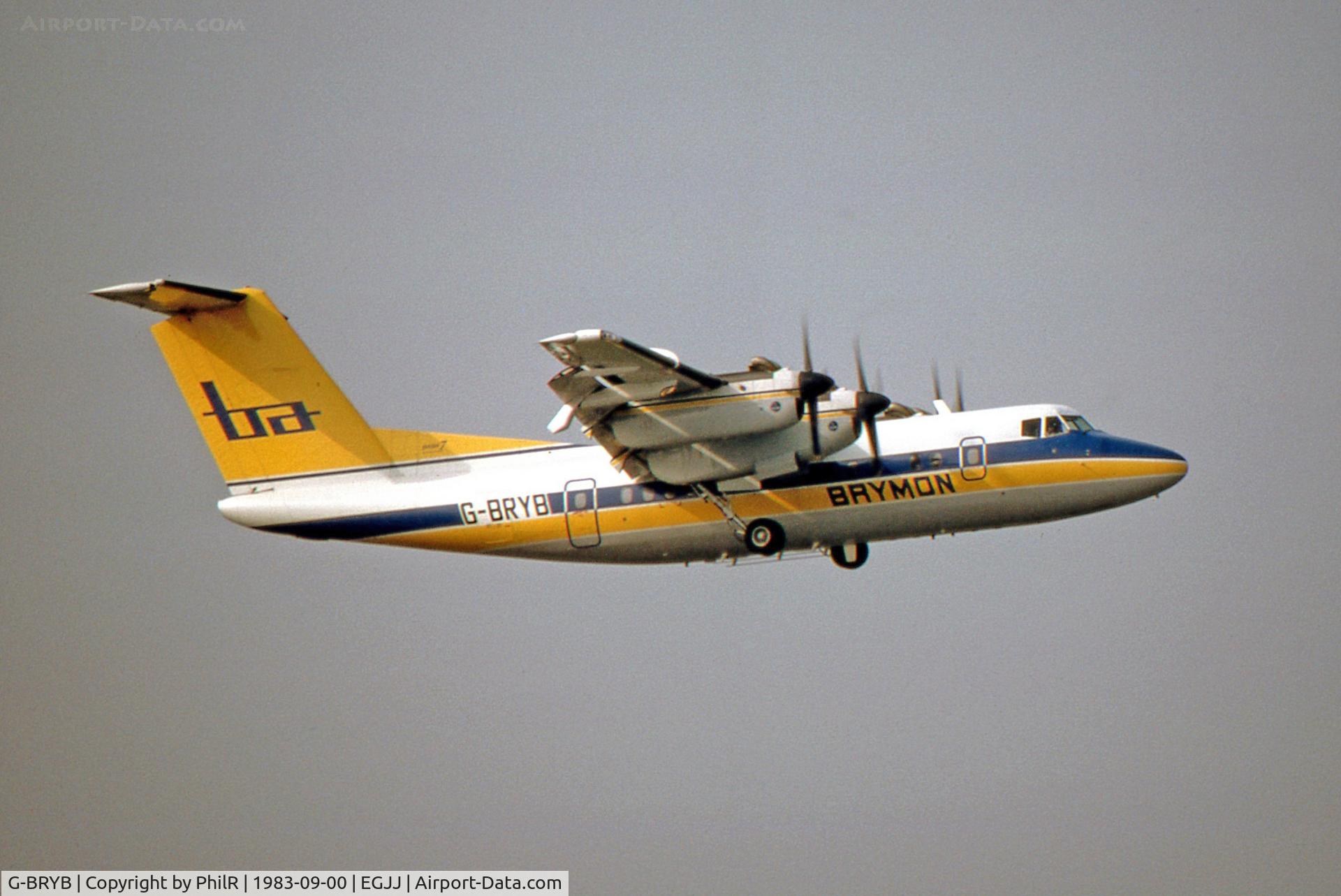 G-BRYB, 1981 De Havilland Canada Dash 7 C/N 066, Brymon Airways DHC Dash 7 G-BRYB