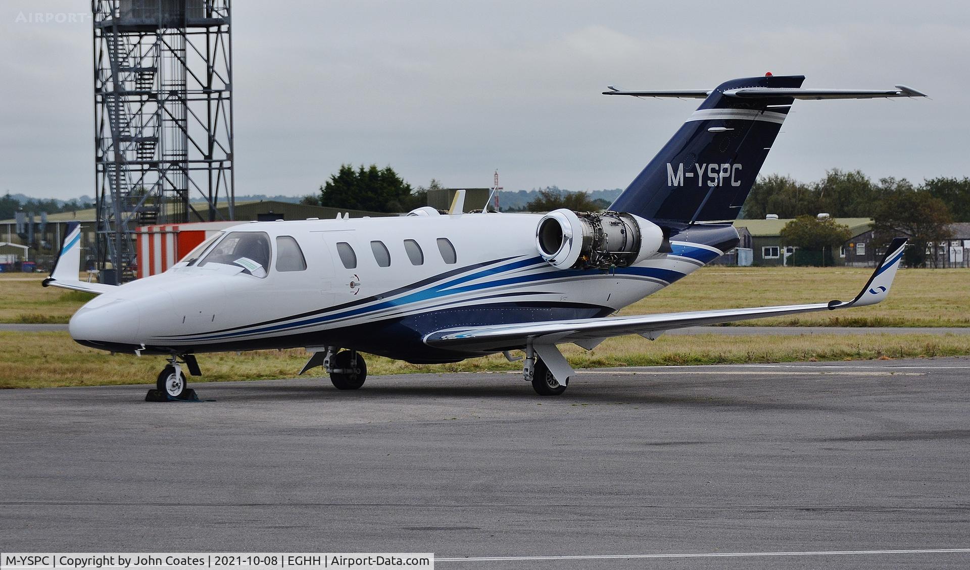 M-YSPC, 1995 Cessna 525 CitationJet CJ1 C/N 525-0117, Parked at Technicair ex N26QB