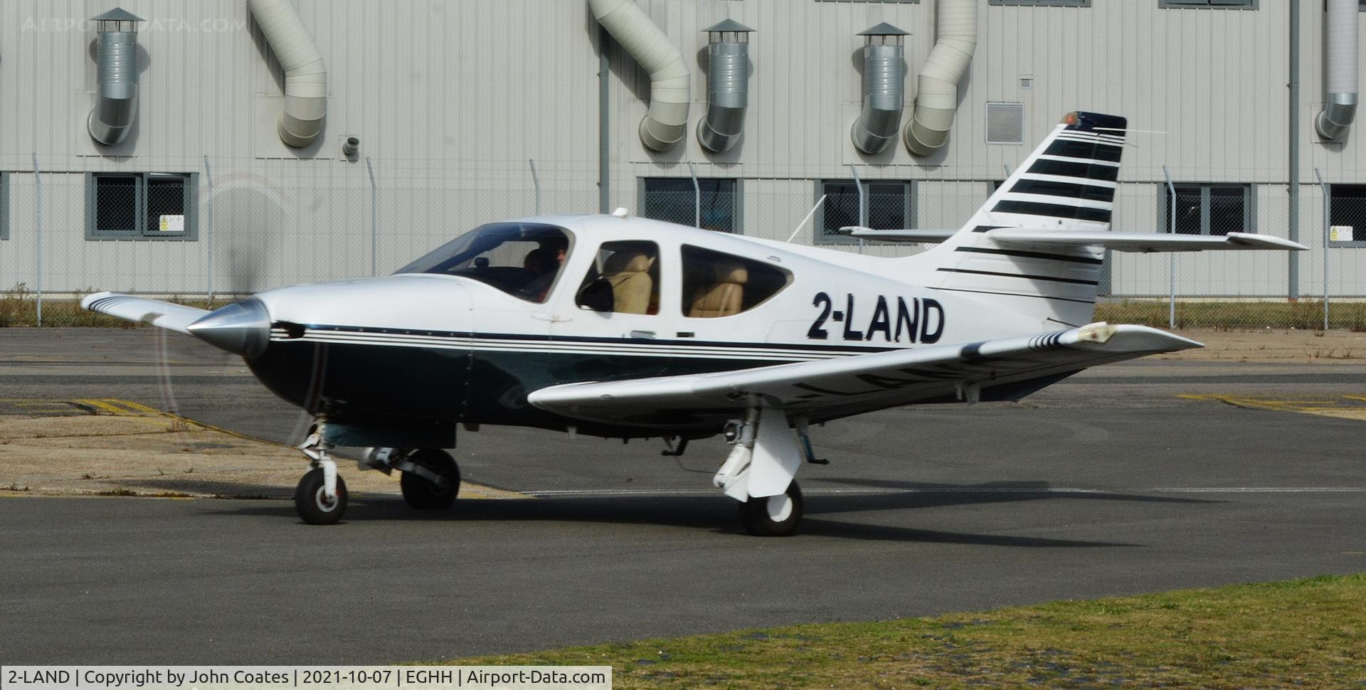 2-LAND, 1999 Rockwell Commander 114B C/N 14662, Taxiing to Bliss Avn.