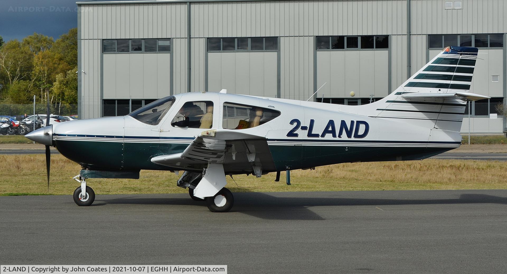 2-LAND, 1999 Rockwell Commander 114B C/N 14662, Visitor at Bliss Avn.