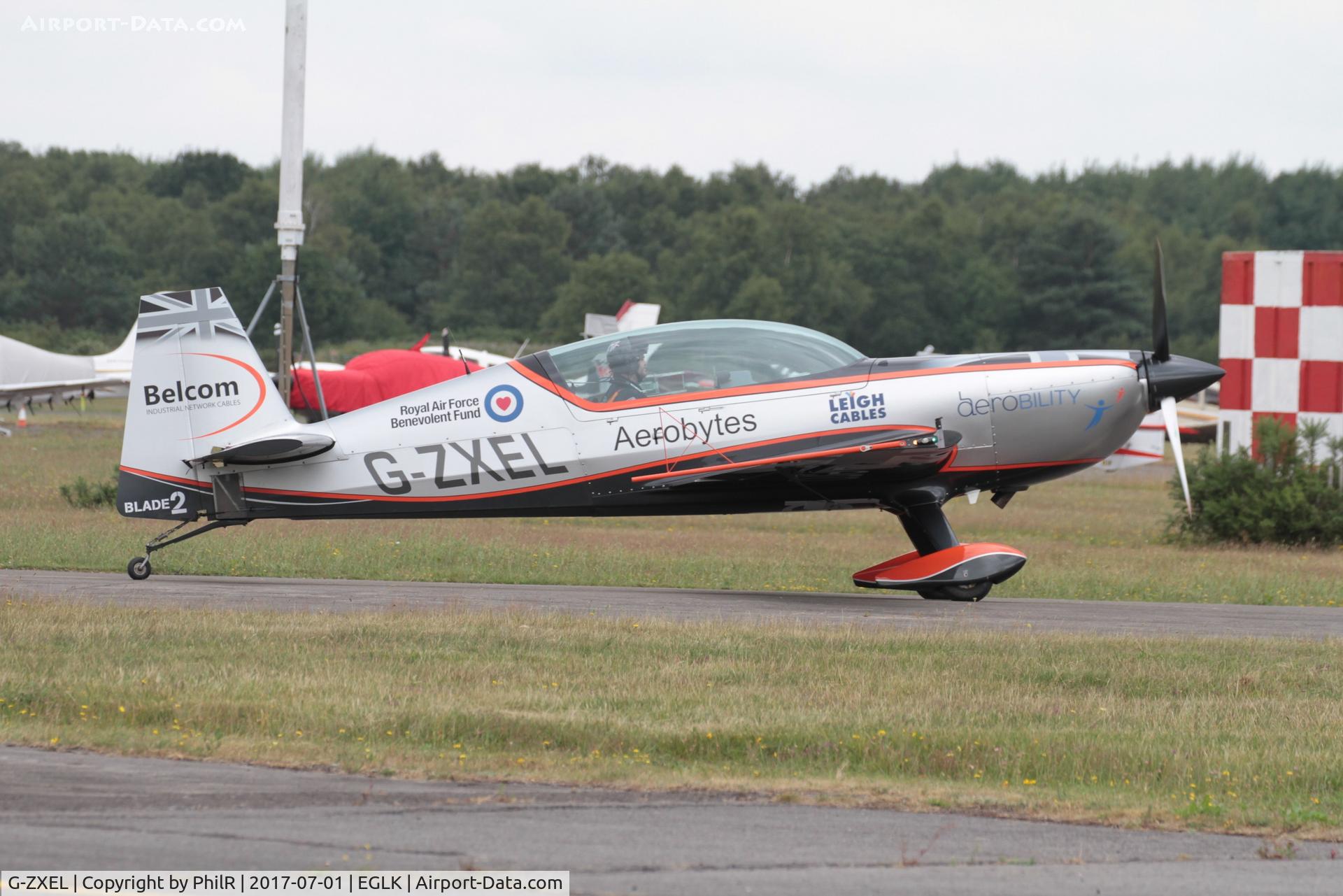 G-ZXEL, 2006 Extra EA-300L C/N 1224, G-ZXEL 2006 Extra EA-300L 'The Blades' Blackbushe 75th Anniversary