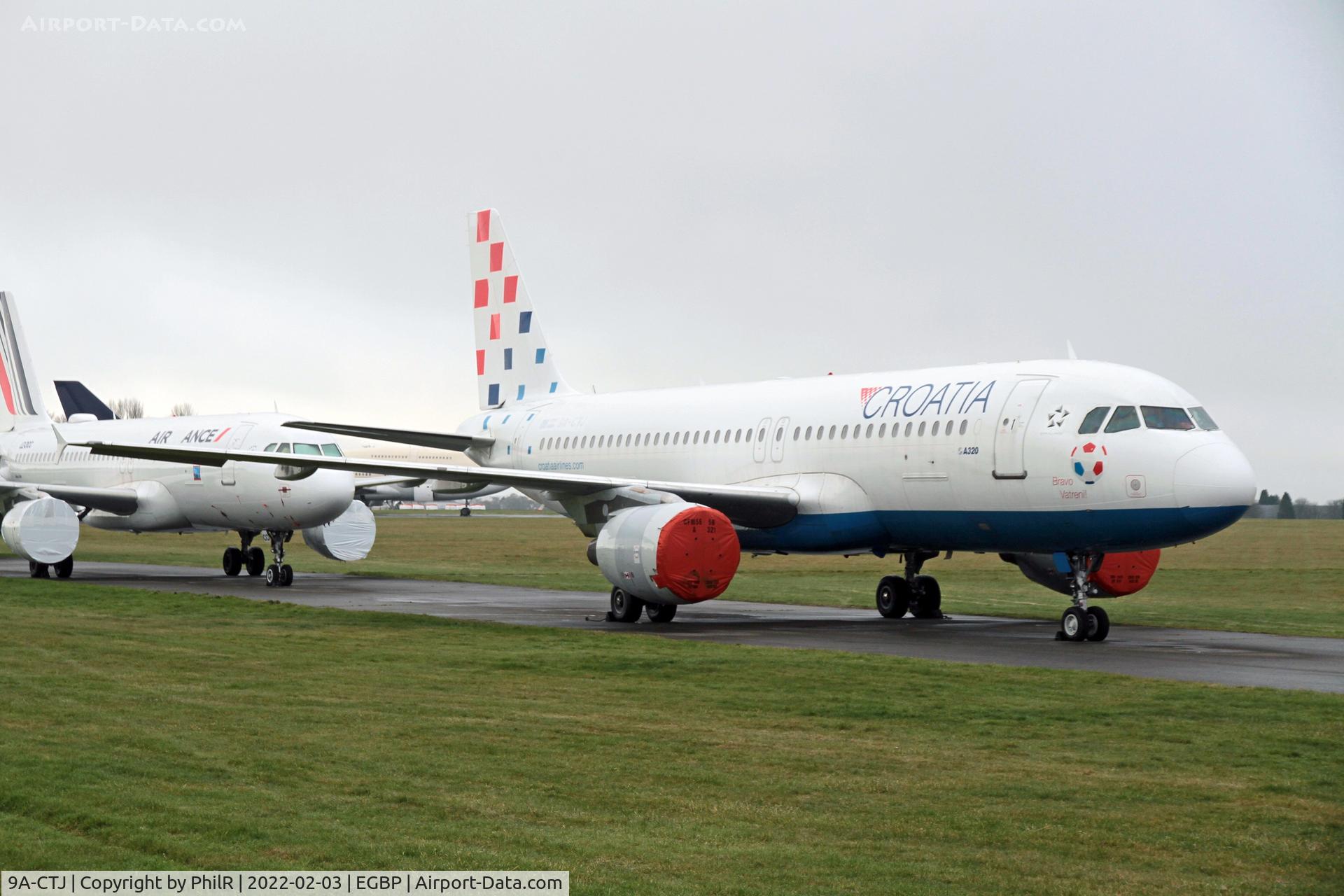 9A-CTJ, 1999 Airbus A320-214 C/N 1009, 9A-CTJ 1999 Airbus A320-200 Croatia Airlines Kemble