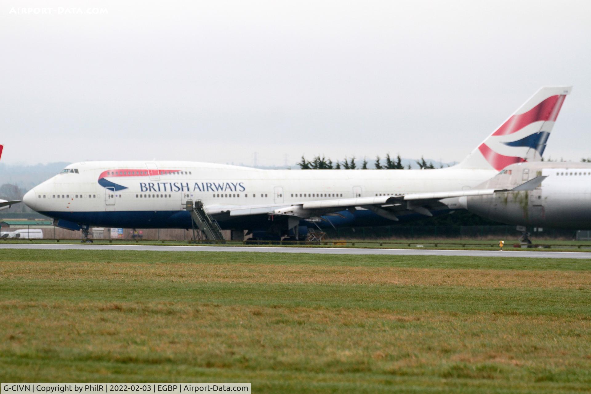 G-CIVN, 1997 Boeing 747-436 C/N 28848, G-CIVN 1997 Boeing 747-400 British Airways Kemble