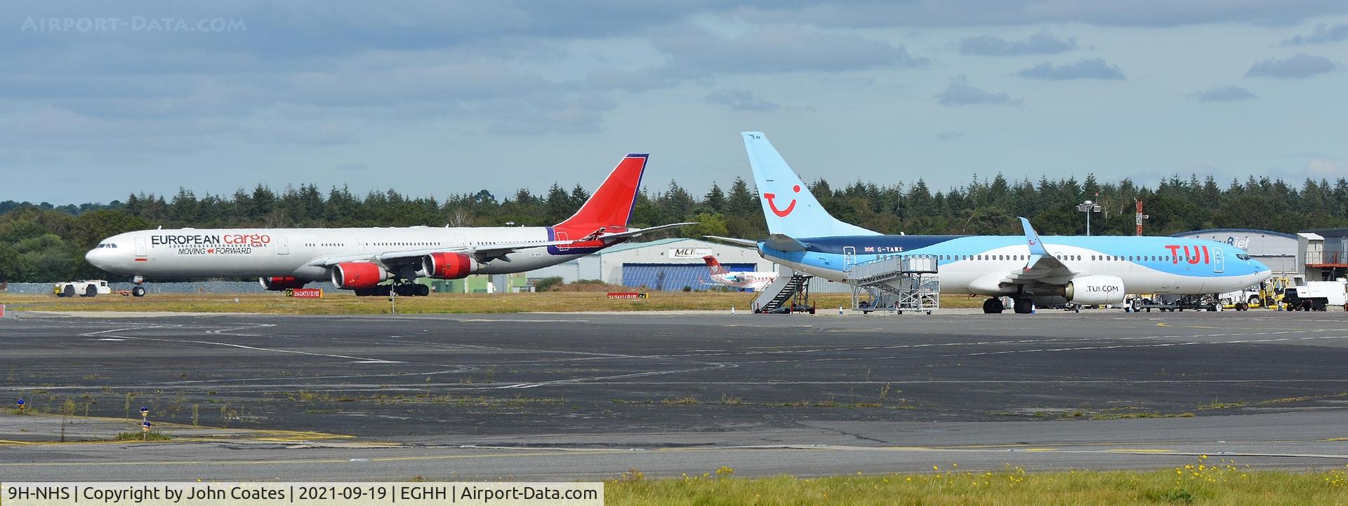 9H-NHS, 2006 Airbus A340-642 C/N 736, Awaiting duty with G-TAWX
