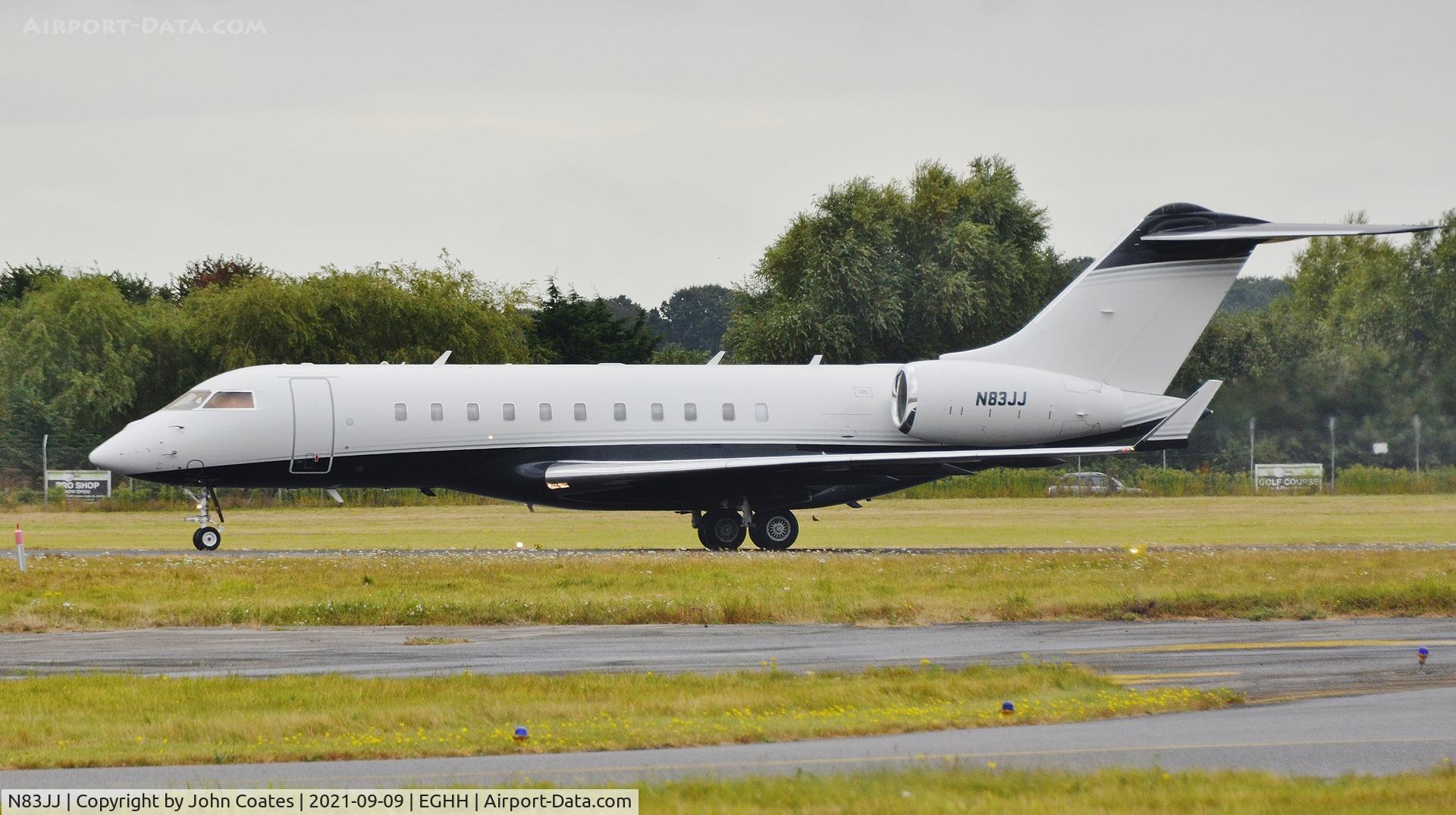 N83JJ, Bombardier Challenger 300 (BD-100-1A10) C/N 20259, Backtracking on arrival