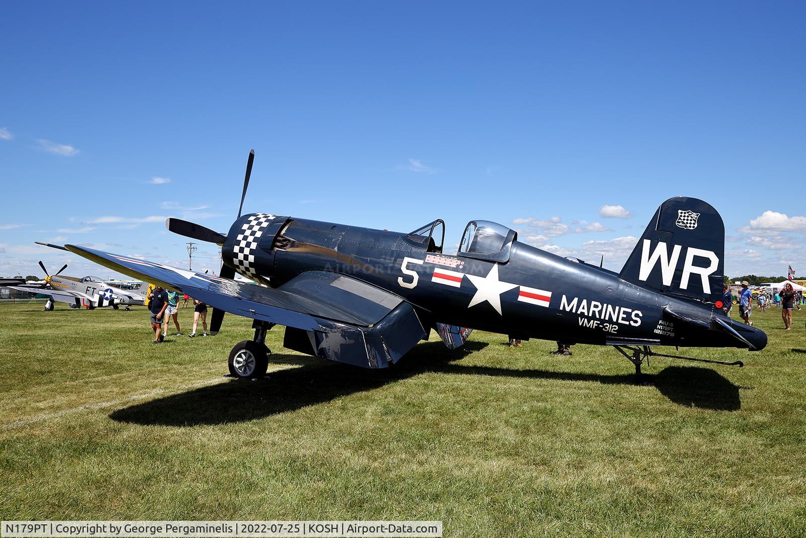 N179PT, 1948 Vought F4U-5 Corsair C/N Not found (Bu122179), Oshkosh 2022.