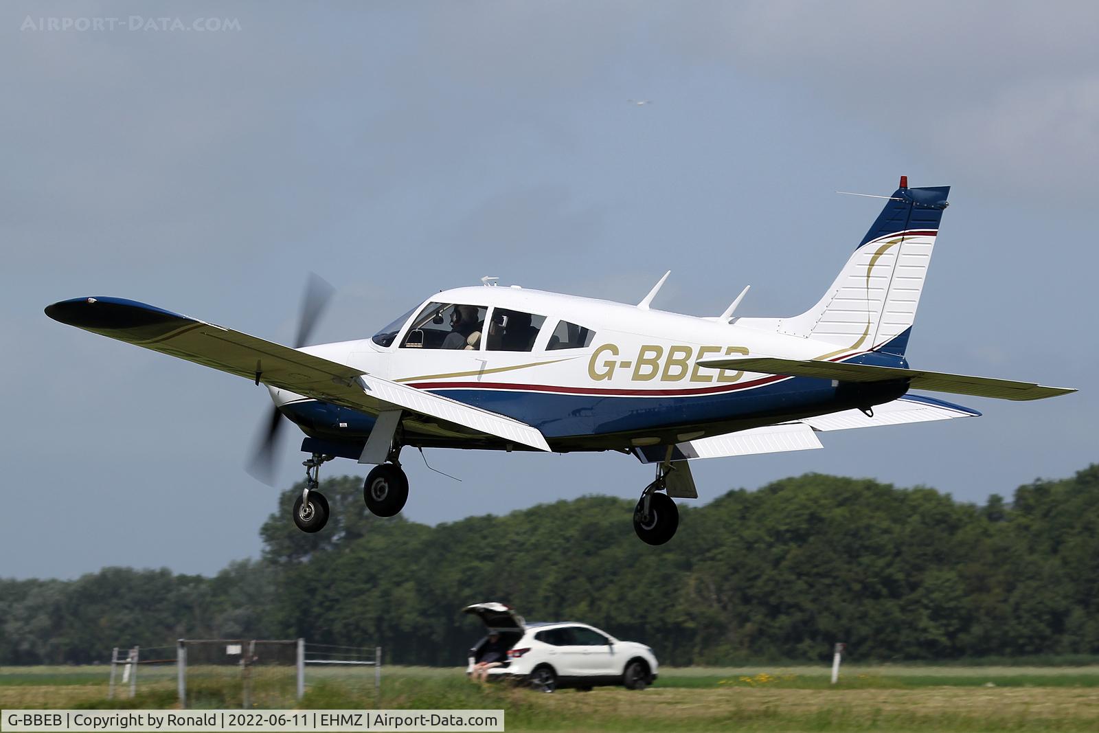 G-BBEB, 1973 Piper PA-28R-200-2 Cherokee Arrow II C/N 28R-7335292, at ehmz