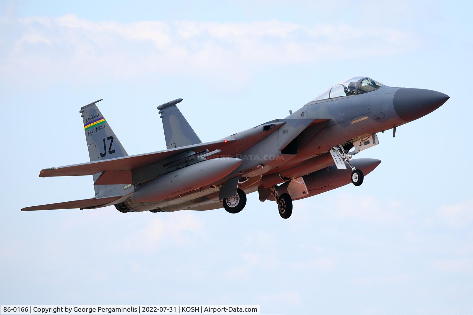 86-0166, 1986 McDonnell Douglas F-15C Eagle C/N 1014/C394, Oshkosh 2022.