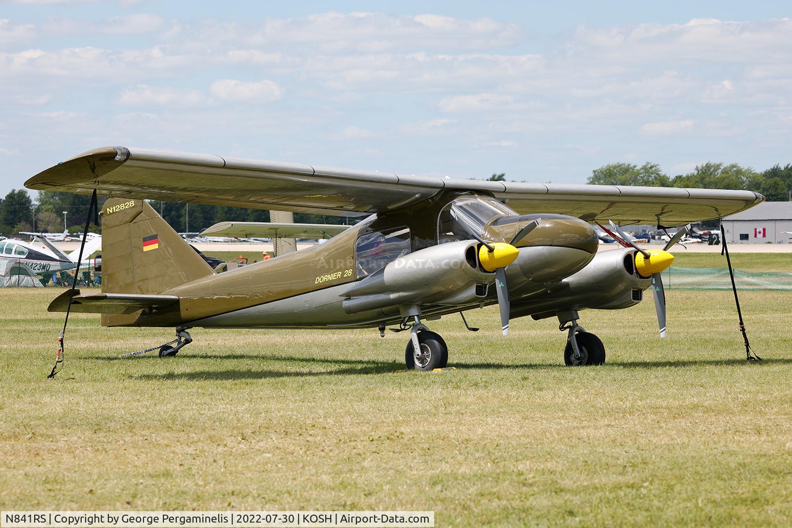 N841RS, 1961 Dornier Do-28A-1 C/N 3012, Oshkosh 2022.