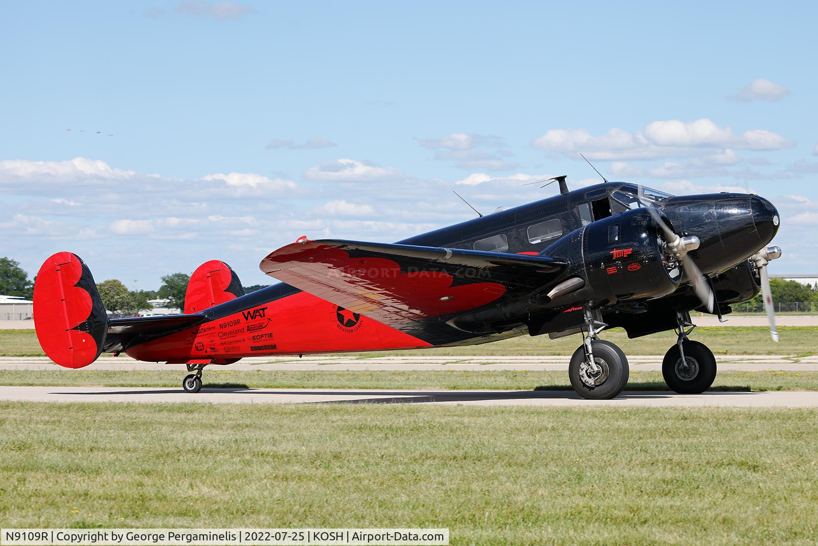 N9109R, 1943 Beech C18S (AT-7C) C/N 4383 (5676), Oshkosh 2022.