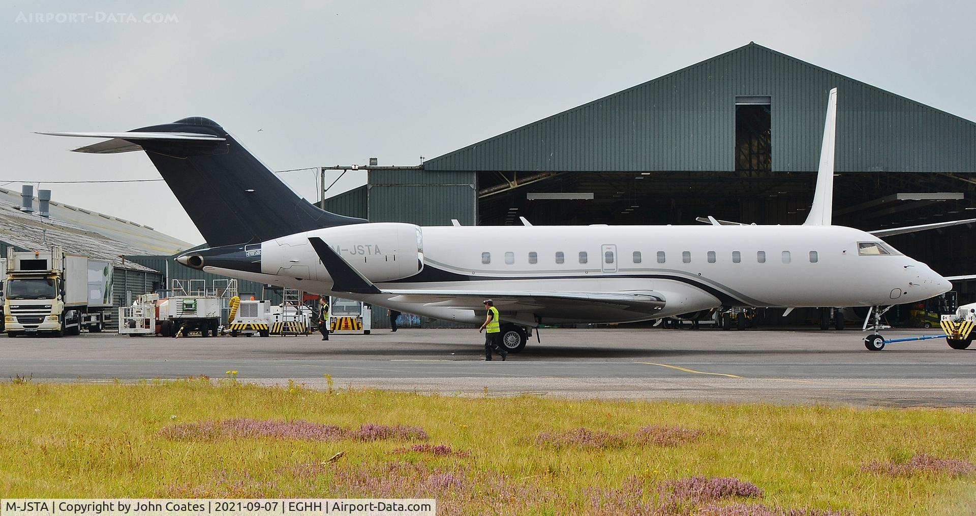 M-JSTA, 2011 Bombardier BD-700-1A11 Global 5000 C/N 9468, At Thurston Avn.