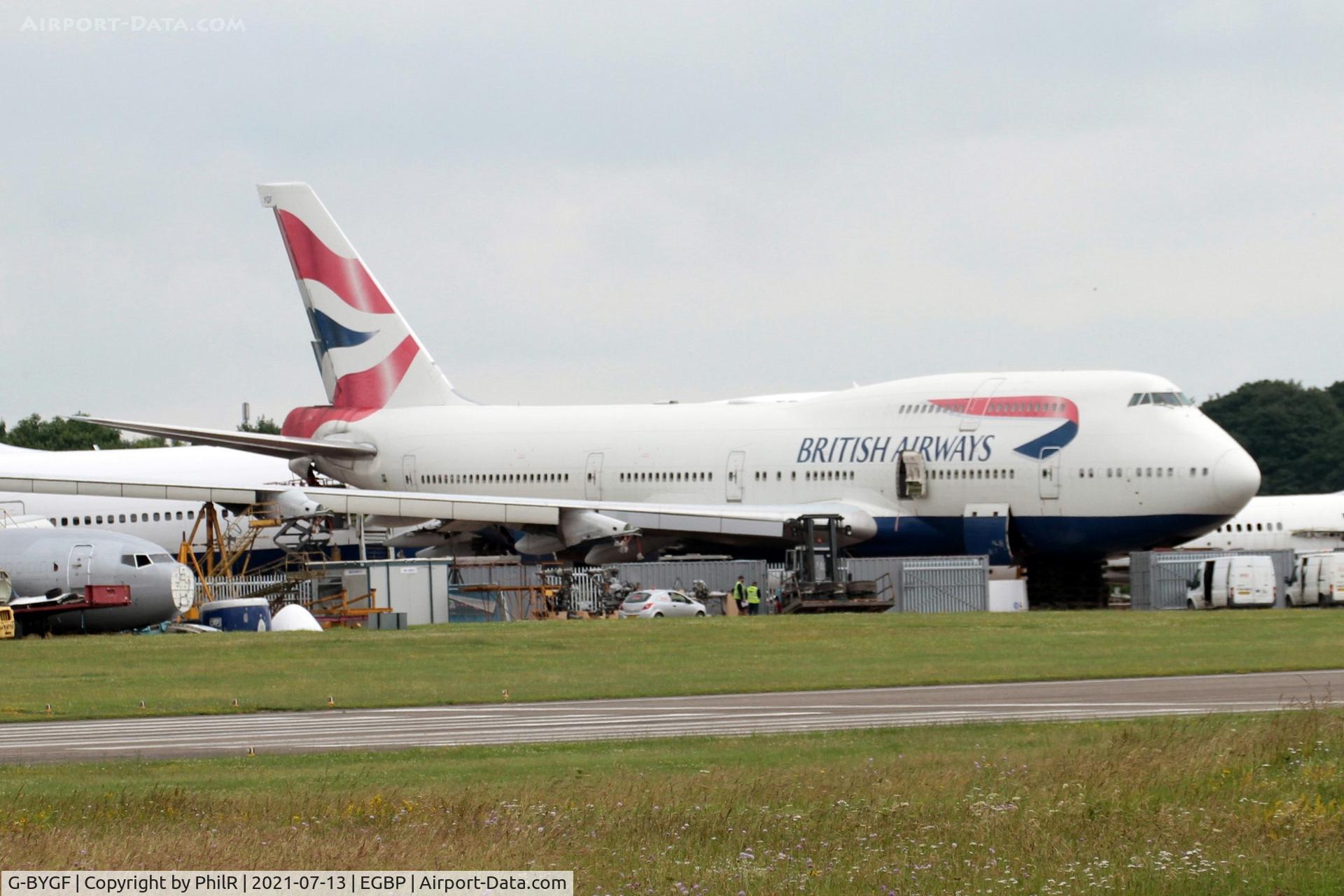 G-BYGF, 1999 Boeing 747-436 C/N 25824, G-BYGF 1999 Boeing 747-400 British Airways Kemble