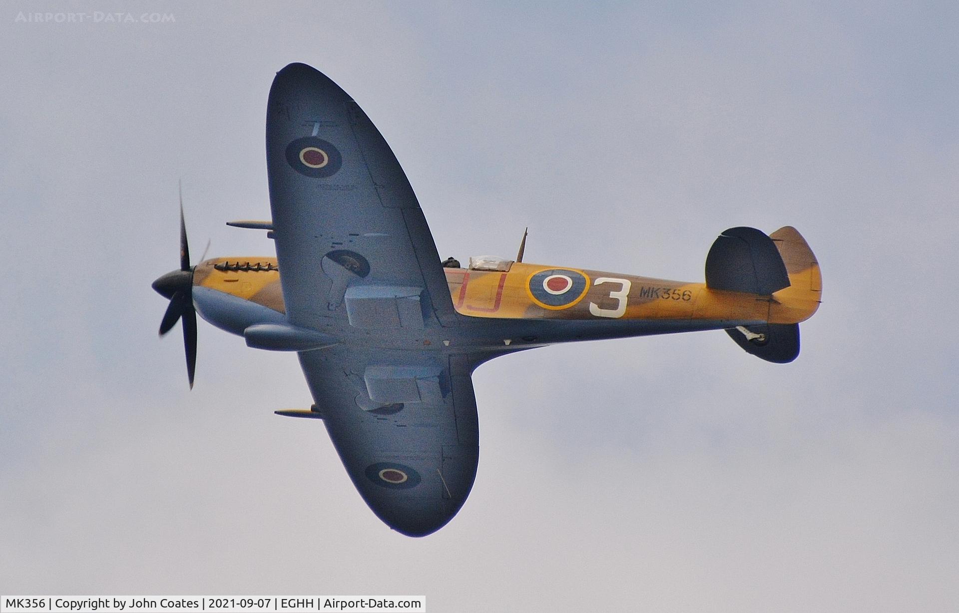 MK356, 1944 Supermarine 361 Spitfire LF.IXc C/N CBAF.IX.1561, Flypast on arrival