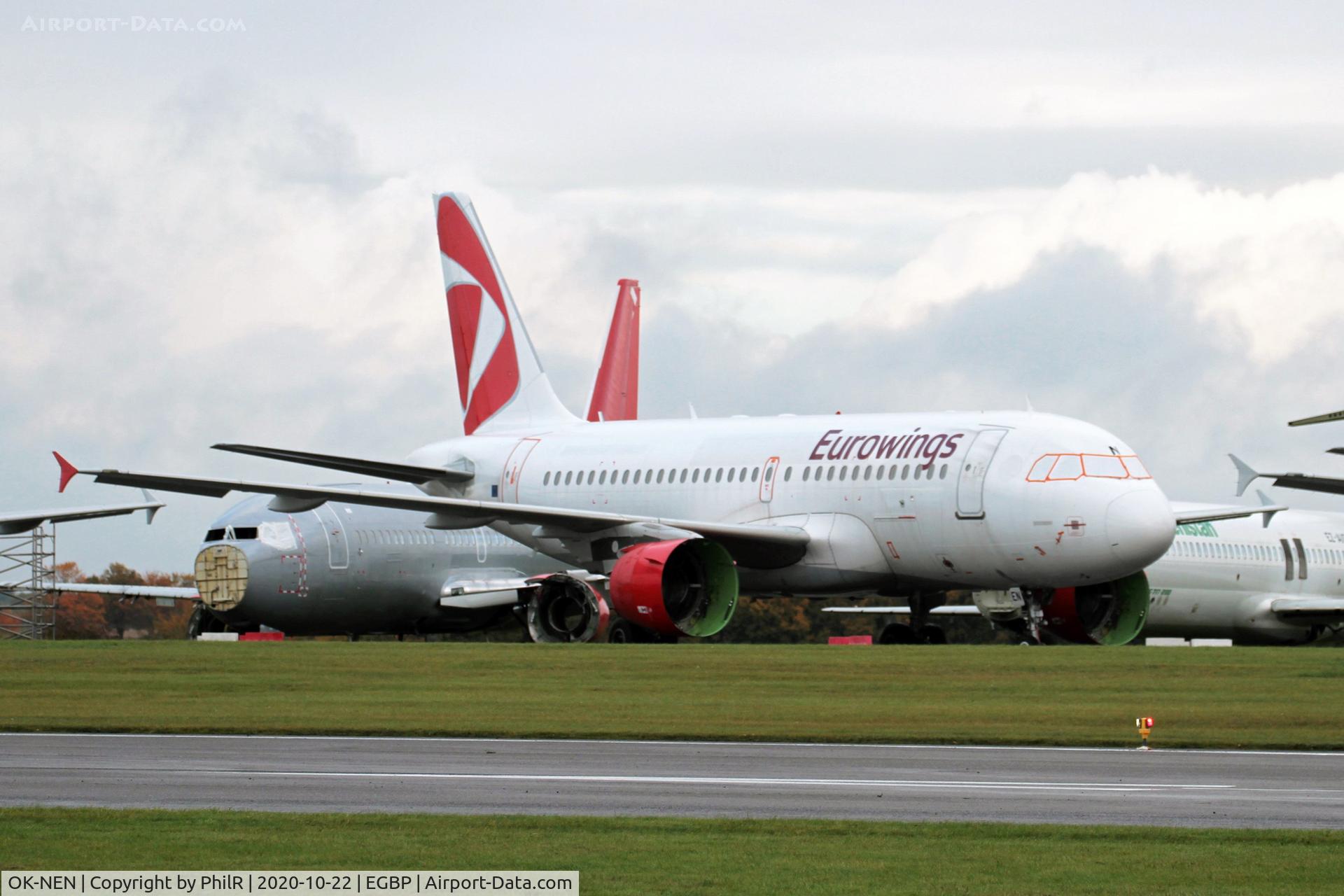 OK-NEN, 2008 Airbus A319-112 C/N 3436, OK-NEN 2008 Airbus A319-100 Eurowings Kemble