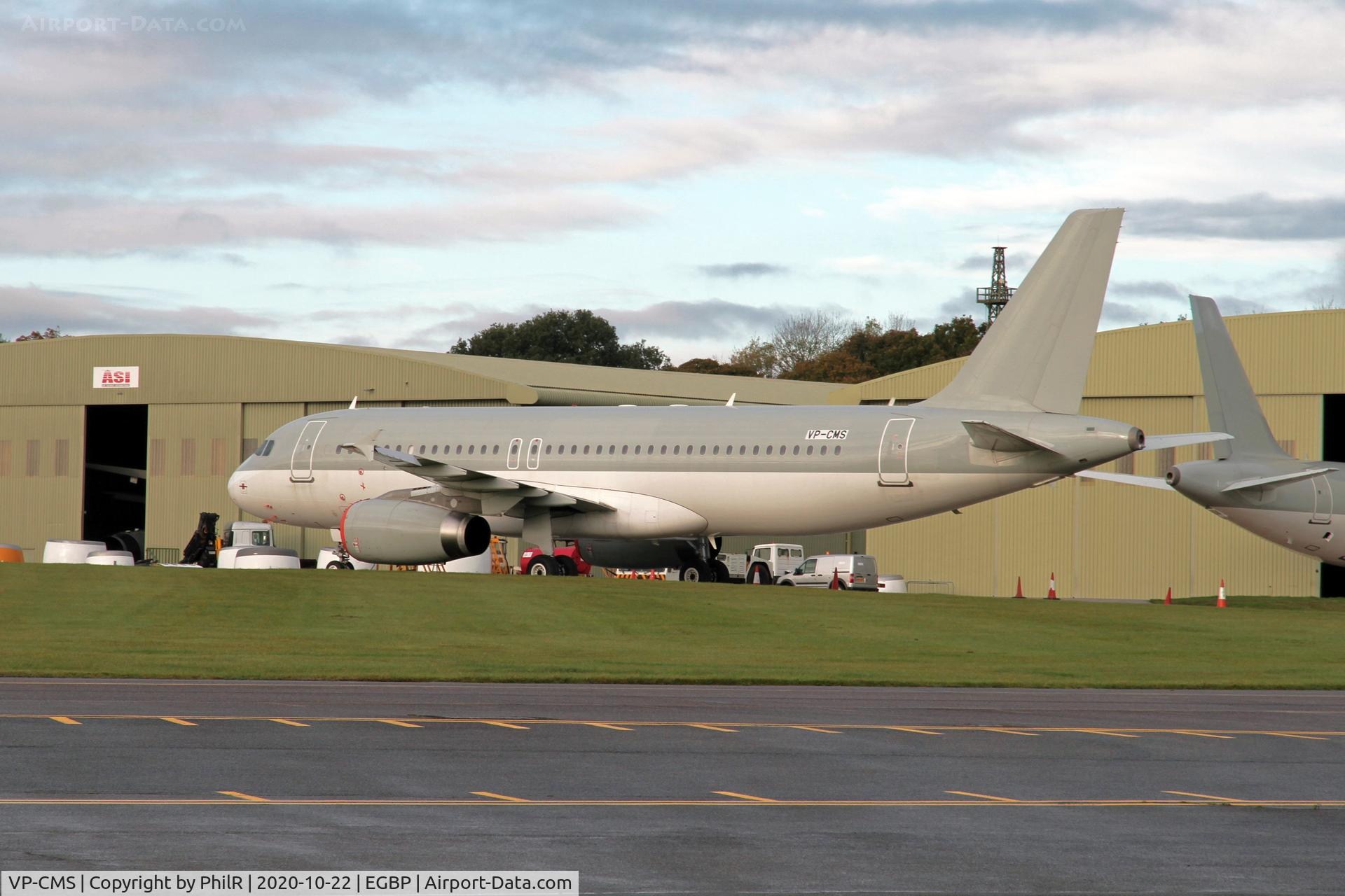 VP-CMS, 2005 Airbus A320-232 C/N 2403, VP-CMS (A7-ADD) 2002 Airbus A320-200 Kemble