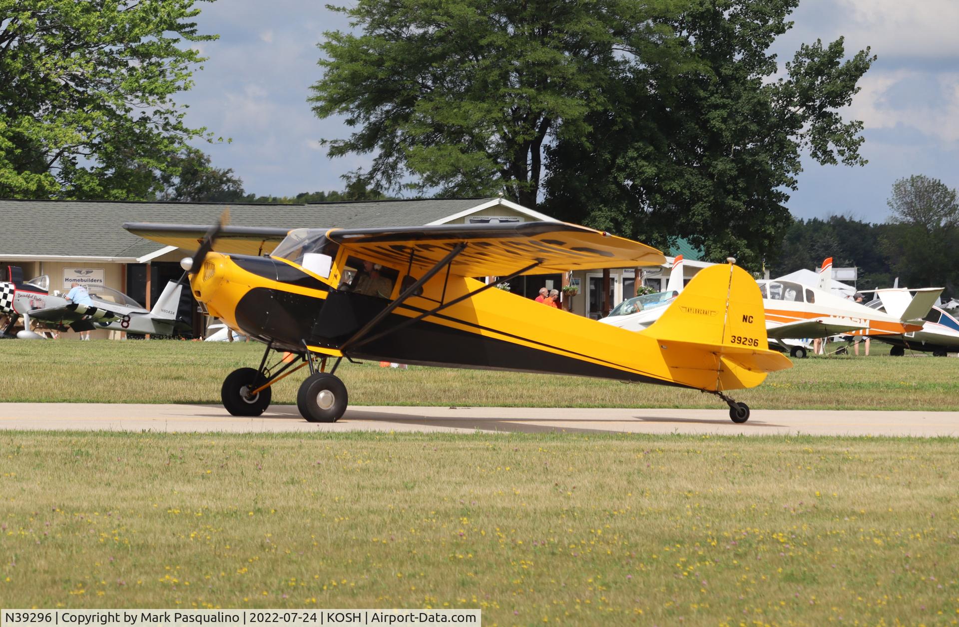 N39296, 1945 Taylorcraft BC12-D C/N 6549, Taylorcraft BC12-D