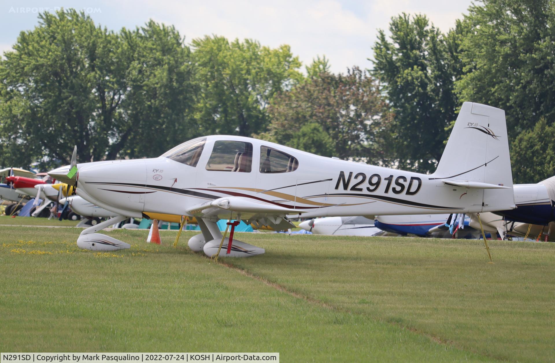 N291SD, 2008 Vans RV-10 C/N 40535, Vans RV-10