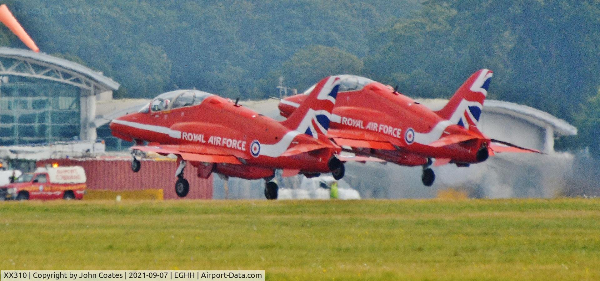 XX310, 1980 Hawker Siddeley Hawk T.1W C/N 145/312135, Off to display