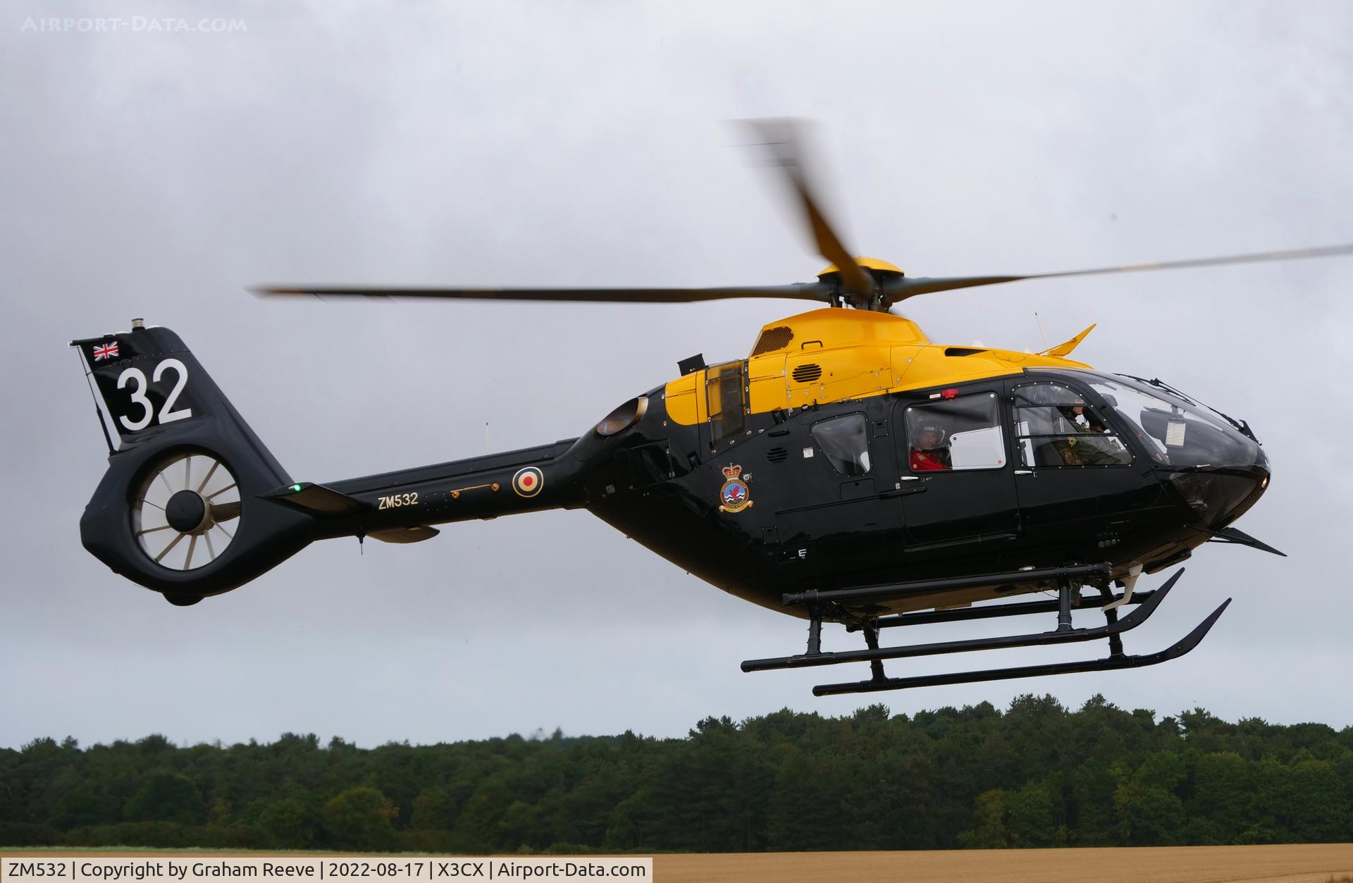 ZM532, 2018 Airbus Helicopters Juno HT.1 (EC-135T-3H) C/N 2045, Landing at Northrepps.