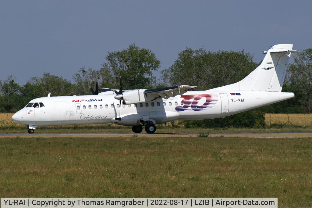 YL-RAI, 1996 ATR 72-202(F) C/N 493, RAF-Avia ATR 72-202(F) 