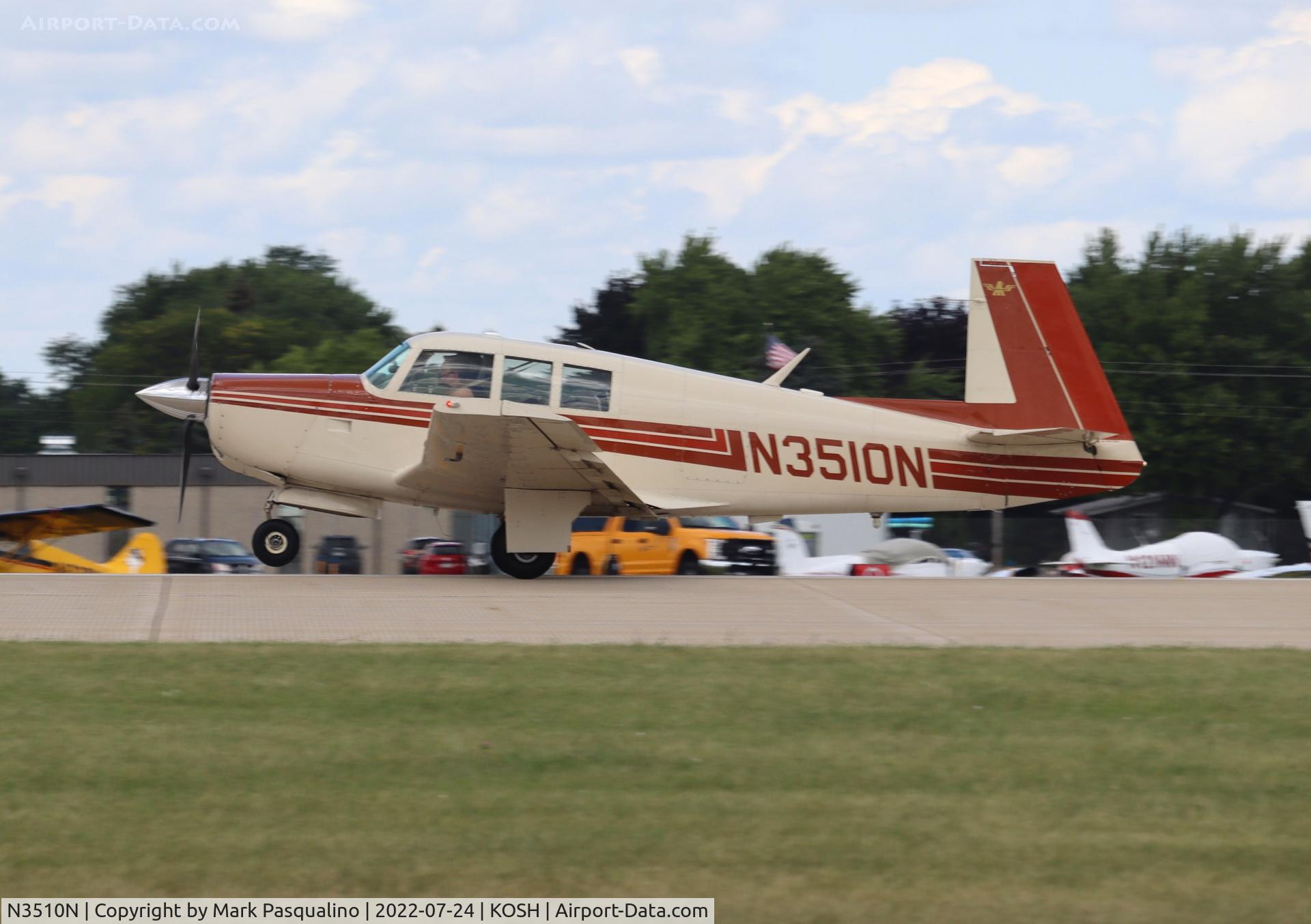 N3510N, 1967 Mooney M20F Executive C/N 680077, Mooney M20F
