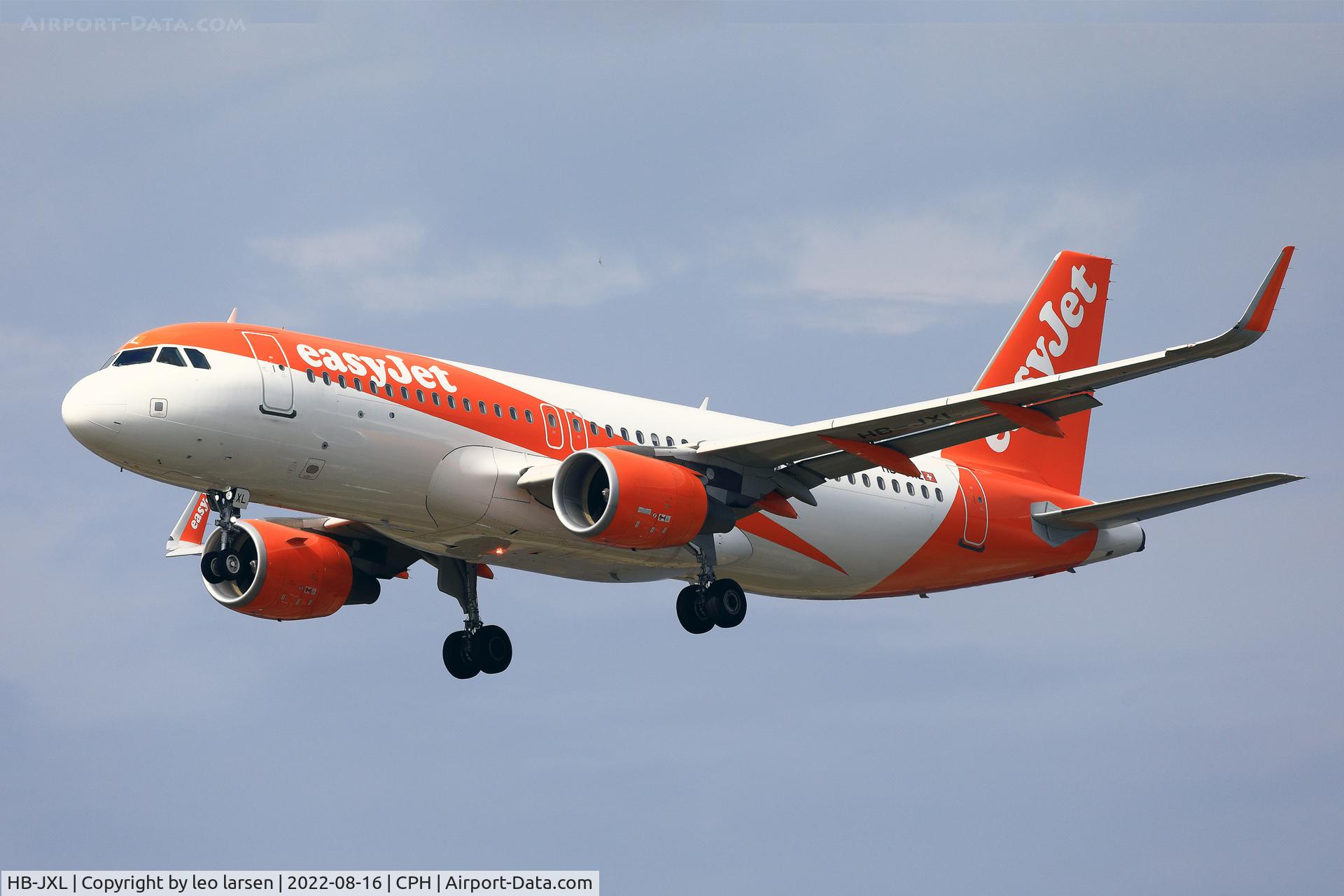 HB-JXL, 2018 Airbus A320-214 C/N 8075, Copenhagen 16.8.2022