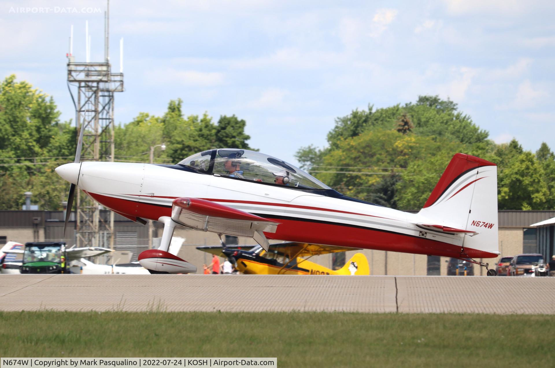 N674W, 2006 Vans RV-8 C/N 81152, Vans RV-8