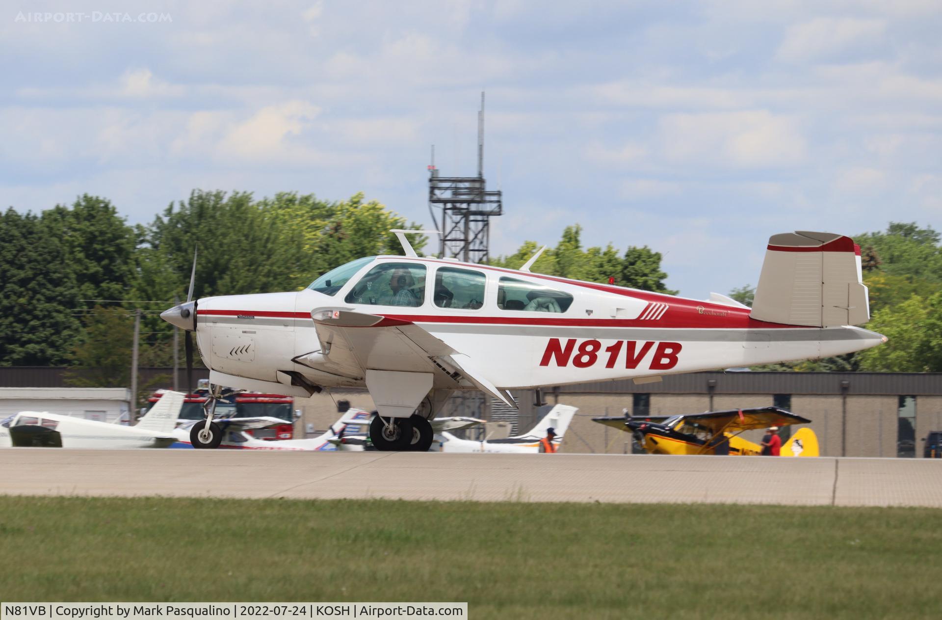 N81VB, 1980 Beech V35B Bonanza C/N D-10315, Beech V35B