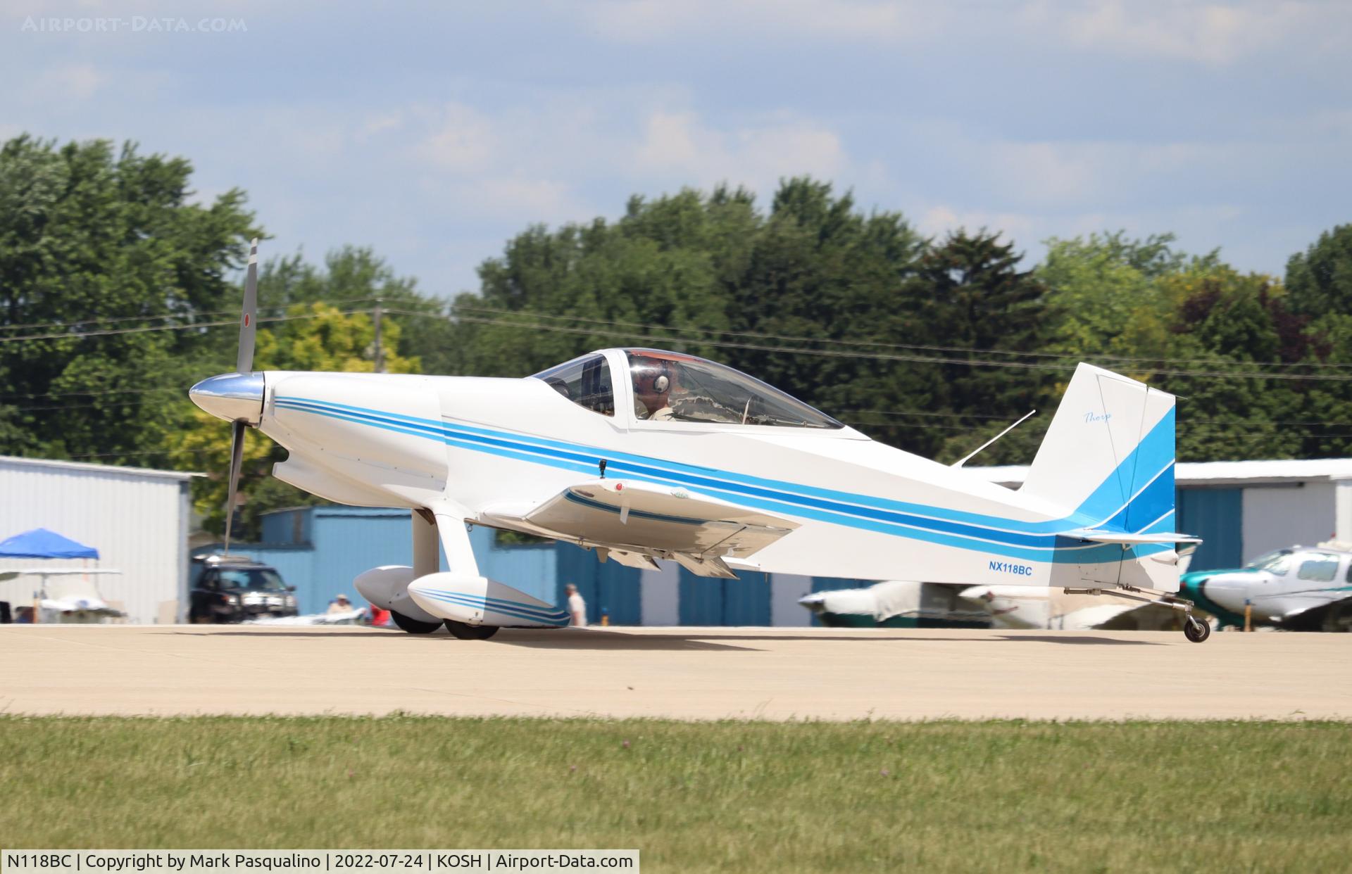 N118BC, 1977 Thorp T-18 Tiger C/N 957, Thorp T-18