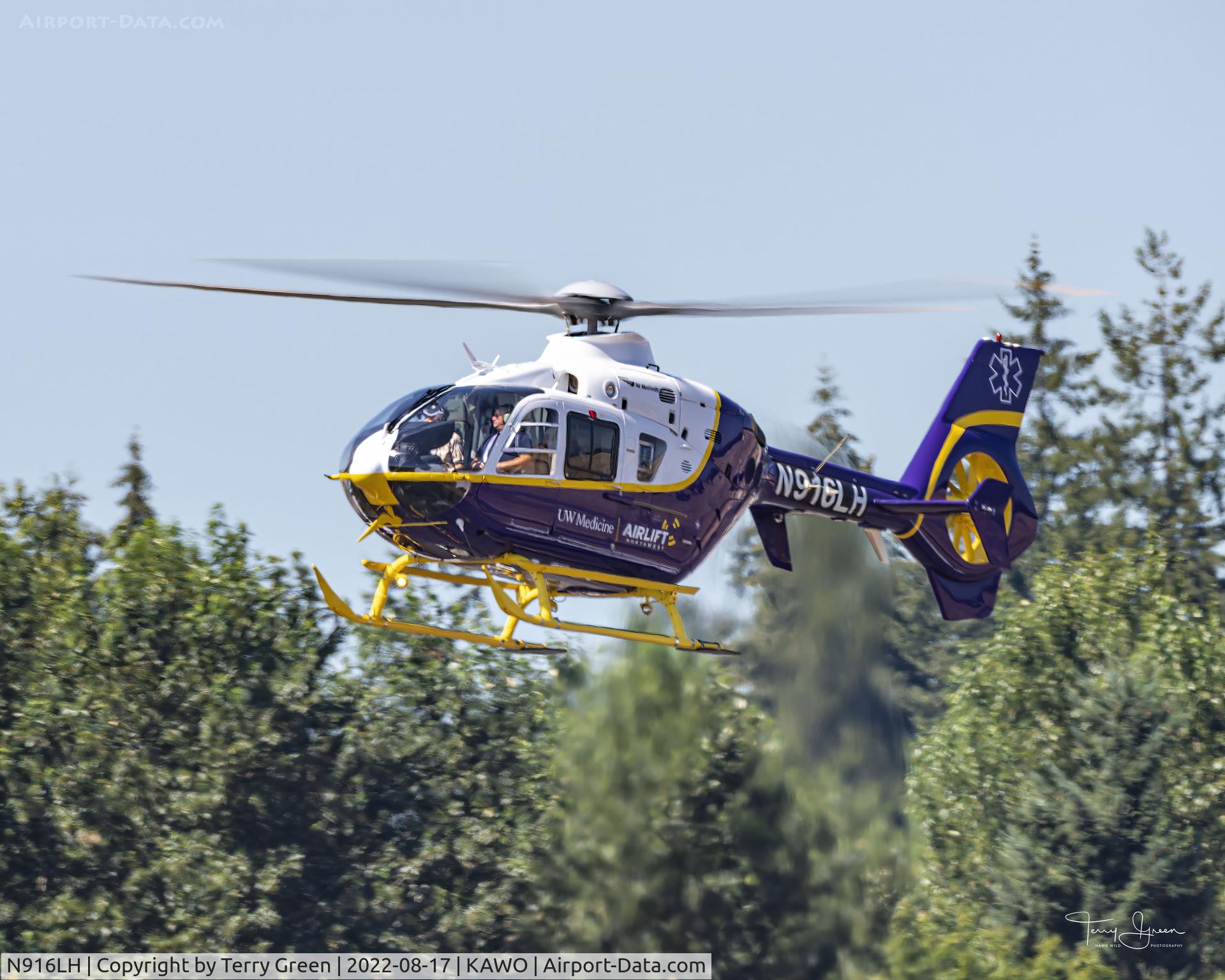 N916LH, 2007 Eurocopter EC-135 T2+ C/N 0554, KAWO