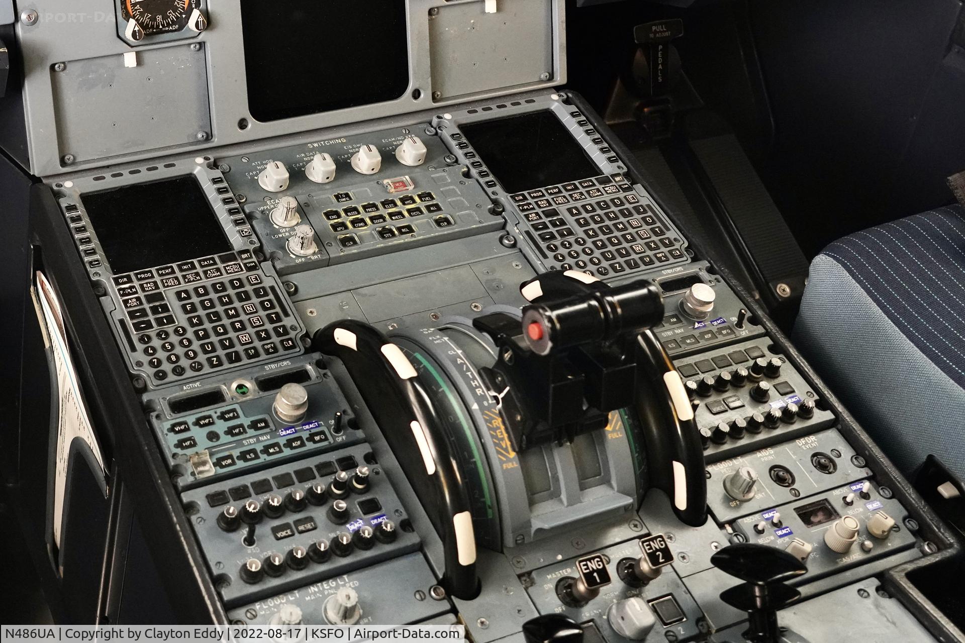 N486UA, 2001 Airbus A320-232 C/N 1620, SFO 2022