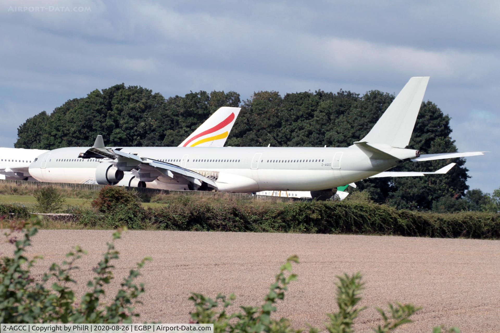 2-AGCC, 2006 Airbus A340-642 C/N 766, 2-AGCC (A7-AGC) 2006 Airbus A340-600 Qatar Airways Kemble