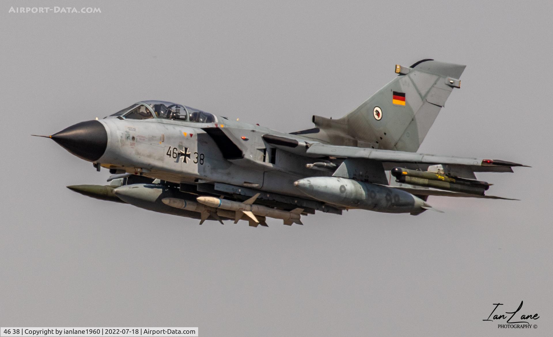 46 38, Panavia Tornado ECR C/N 856/GS271/4338, German Air Force RIAT2022