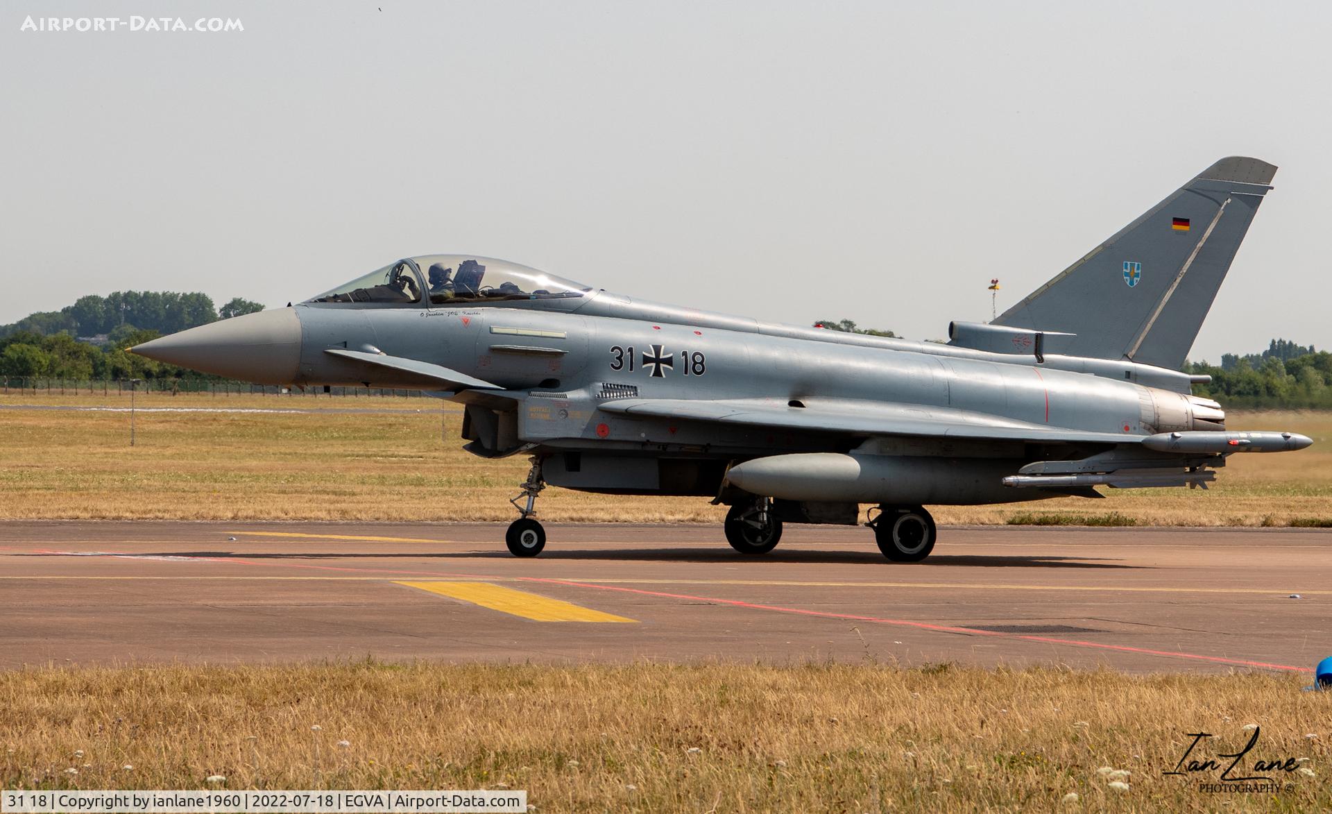 31 18, Eurofighter EF-2000 Typhoon S C/N AS011, German Air Force