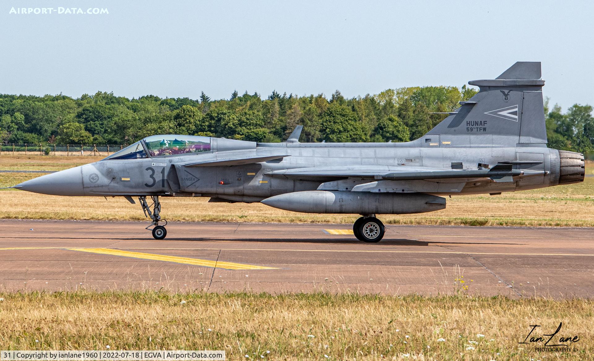 31, Saab JAS-39C Gripen C/N 39302, RIAT 2022