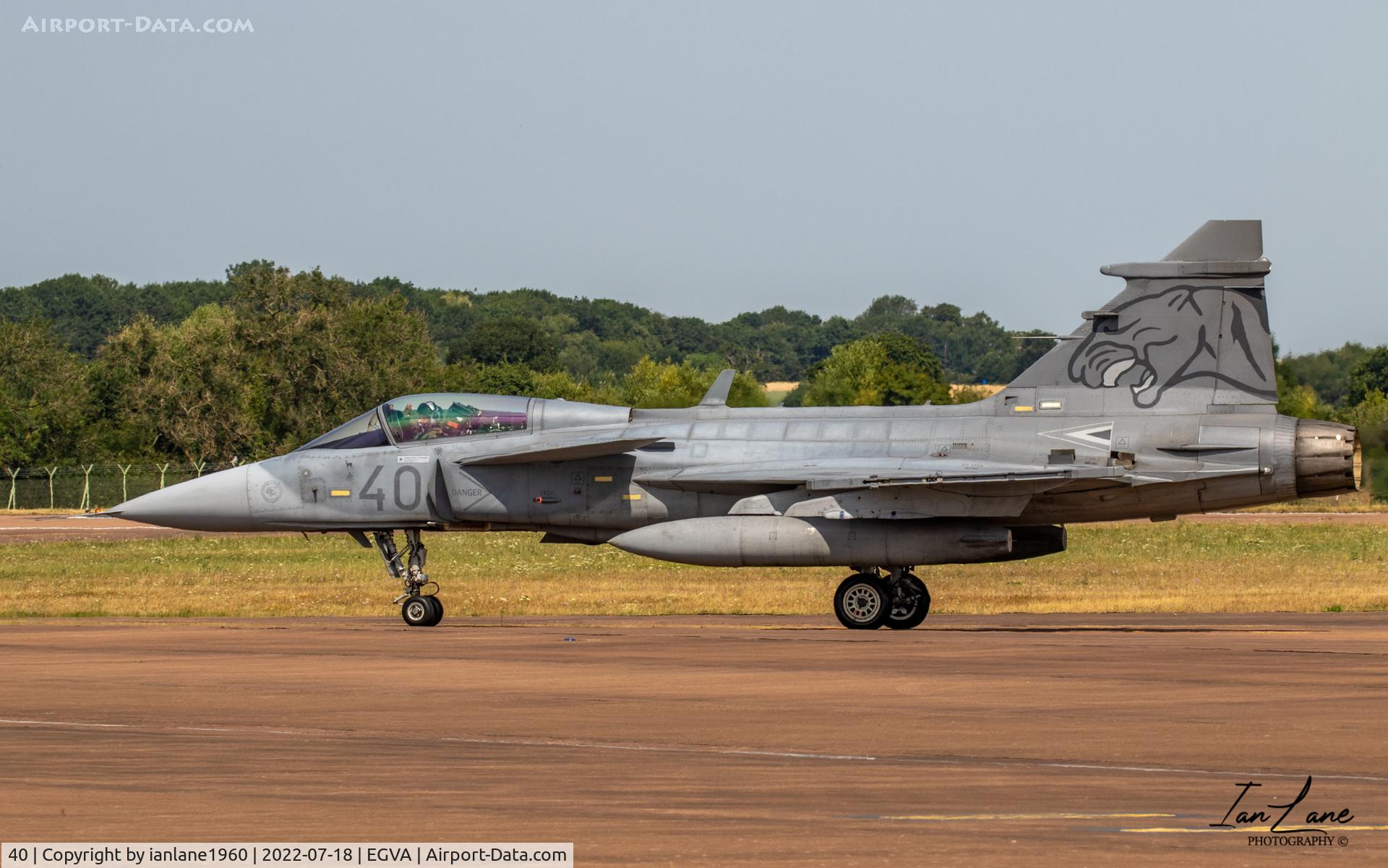 40, Saab JAS-39C Gripen C/N 39311, RIAT 2022