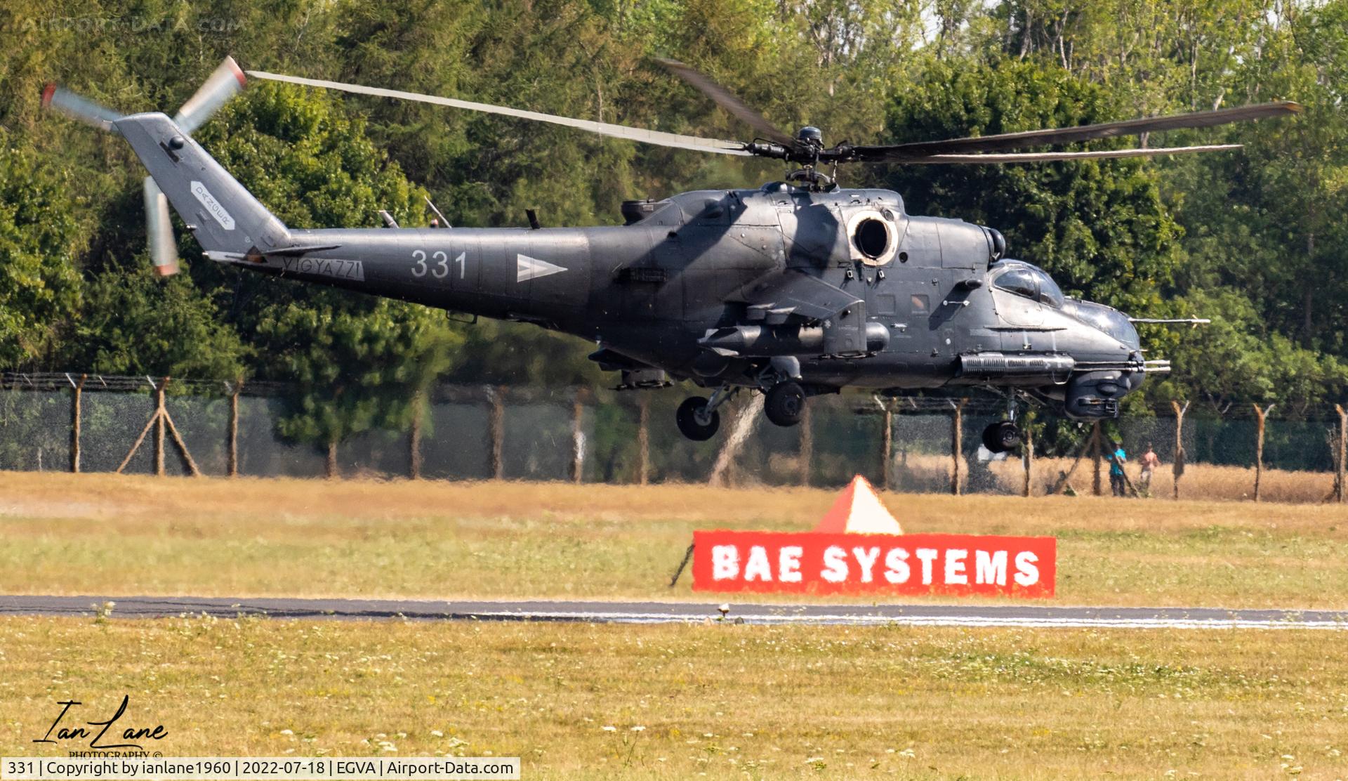 331, 1989 Mil Mi-24P Hind C/N 340331, Hungarian Air Force RIAT 2022