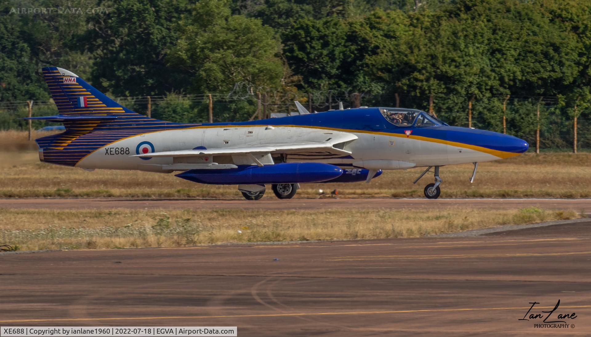 XE688, 1955 Hawker Hunter GA.11 C/N XE688, RIAT 2022