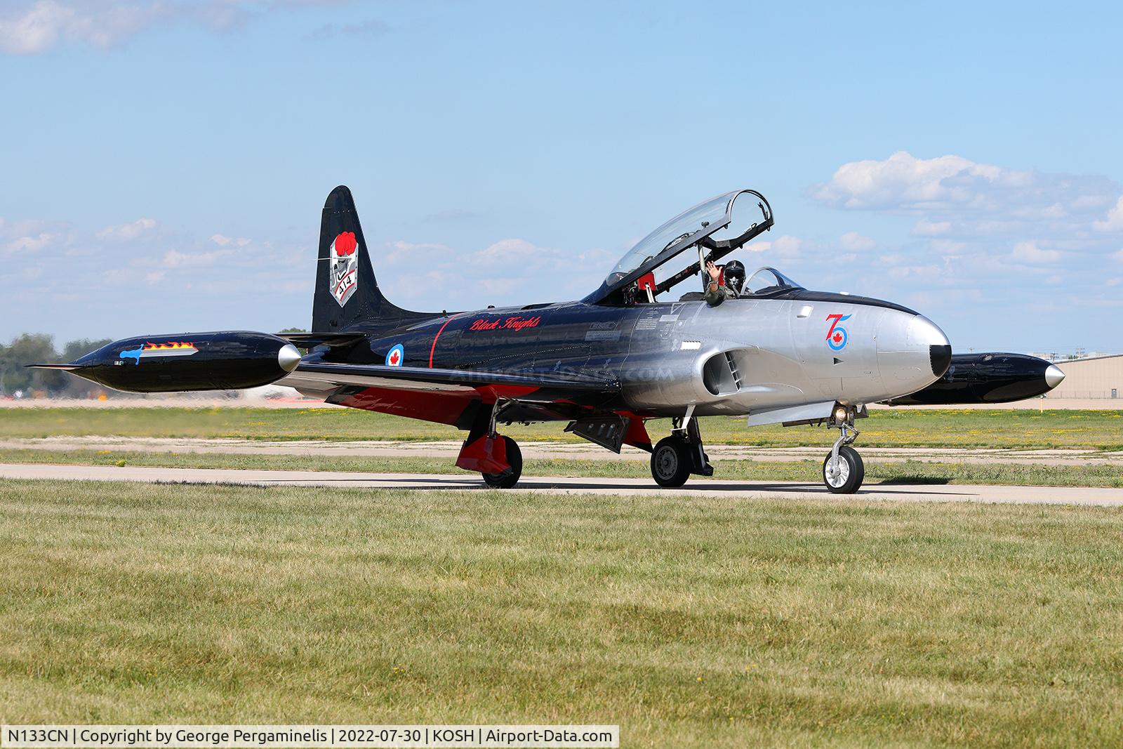 N133CN, Canadair CT-133 Silver Star C/N T33-052, Oshkosh 2022.
