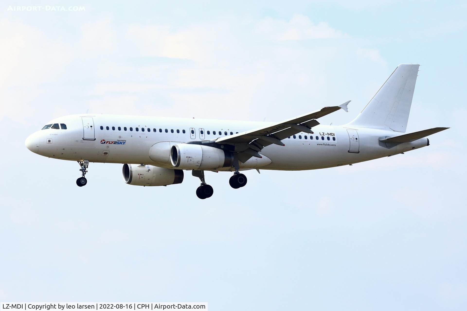 LZ-MDI, 2008 Airbus A320-233 C/N 3378, Copenhagen 16.8.2022