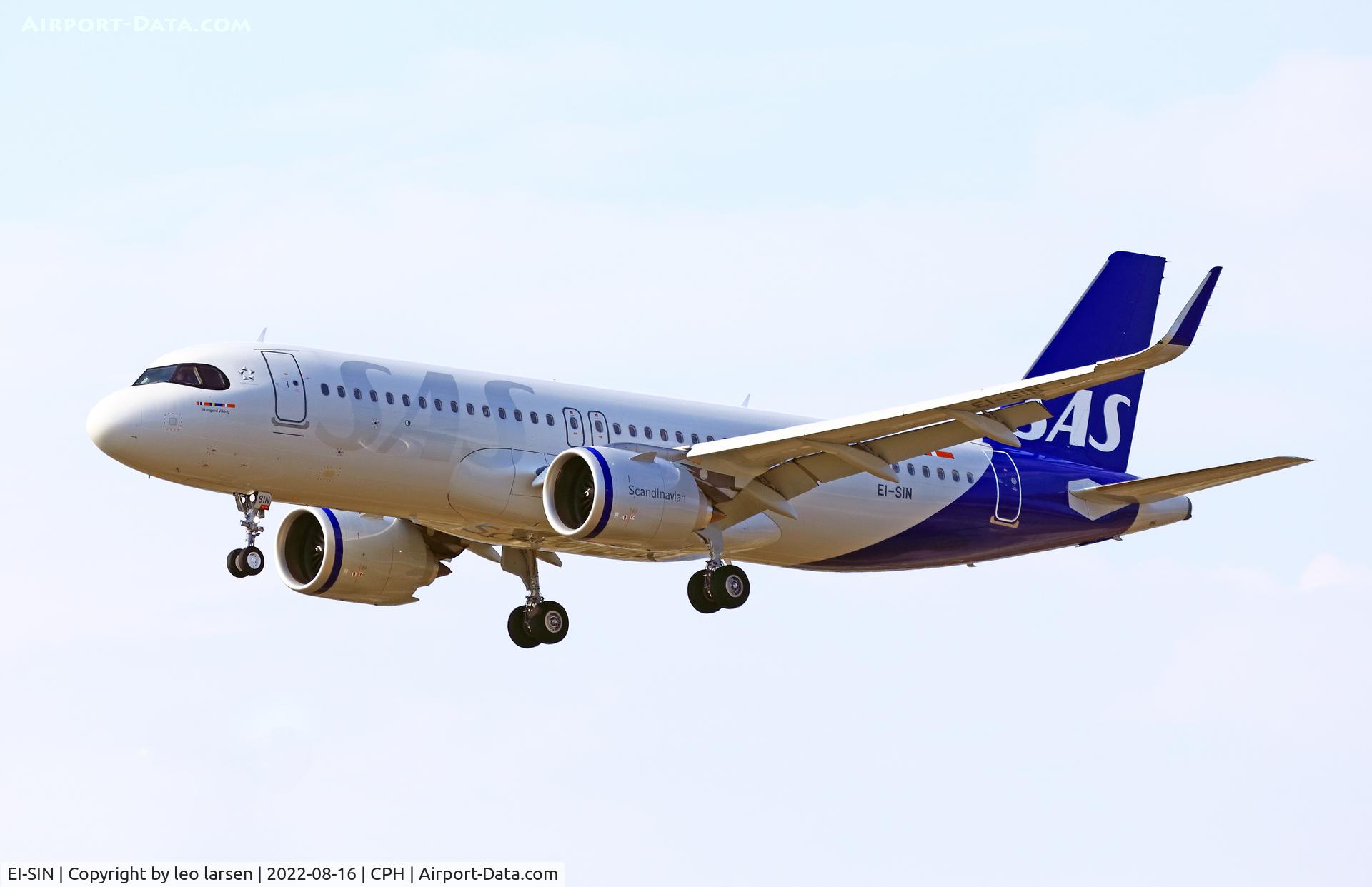 EI-SIN, 2022 Airbus A320-251N C/N 10629, Copenhagen 16.8.2022