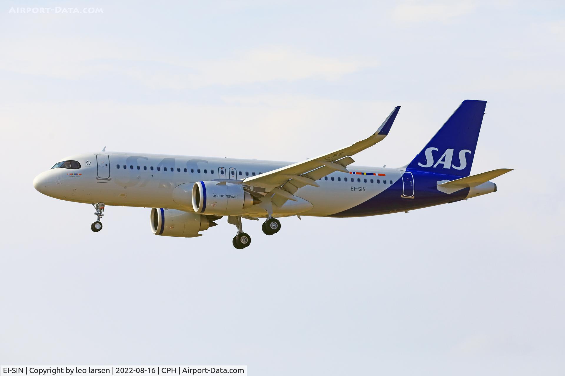 EI-SIN, 2022 Airbus A320-251N C/N 10629, Copenhagen 16.8.2022