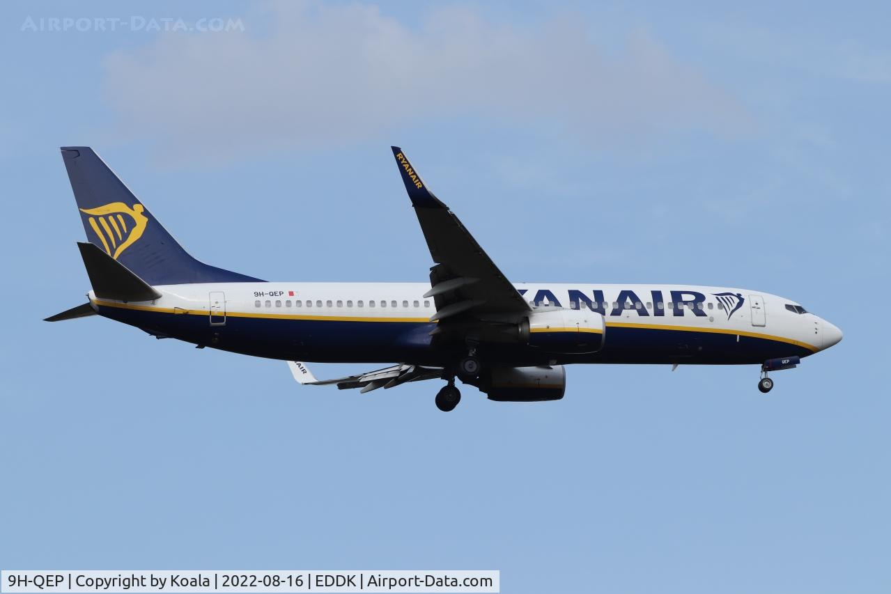 9H-QEP, 2018 Boeing 737-8AS C/N 44834, First pic in the database. Arrival from Gran Canaria