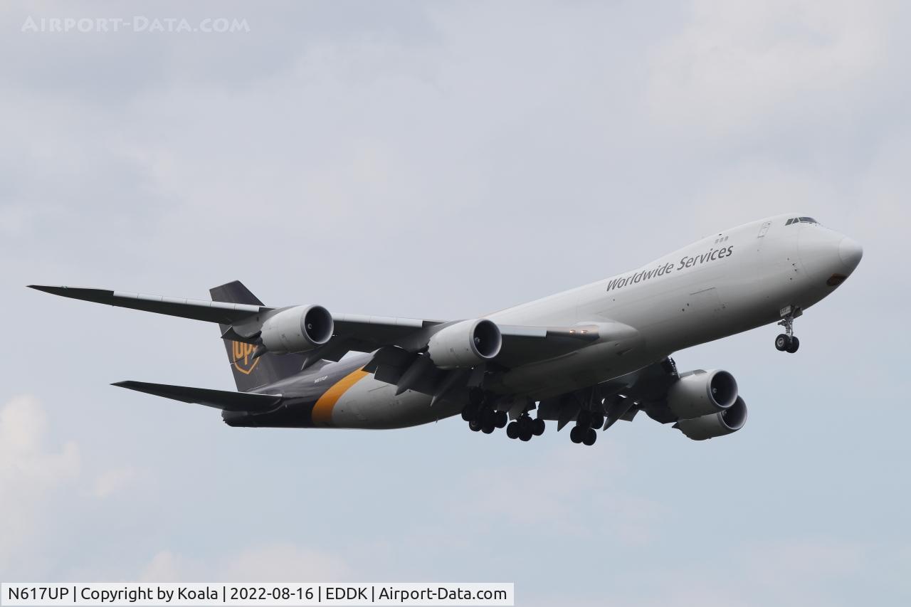 N617UP, 2019 Boeing 747-8F C/N 64263, Arrival from Louisville.