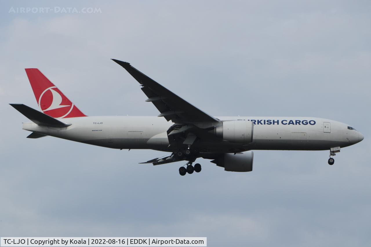 TC-LJO, 2018 Boeing 777-FF2 C/N 65743, Routing IST-TLV-CGN