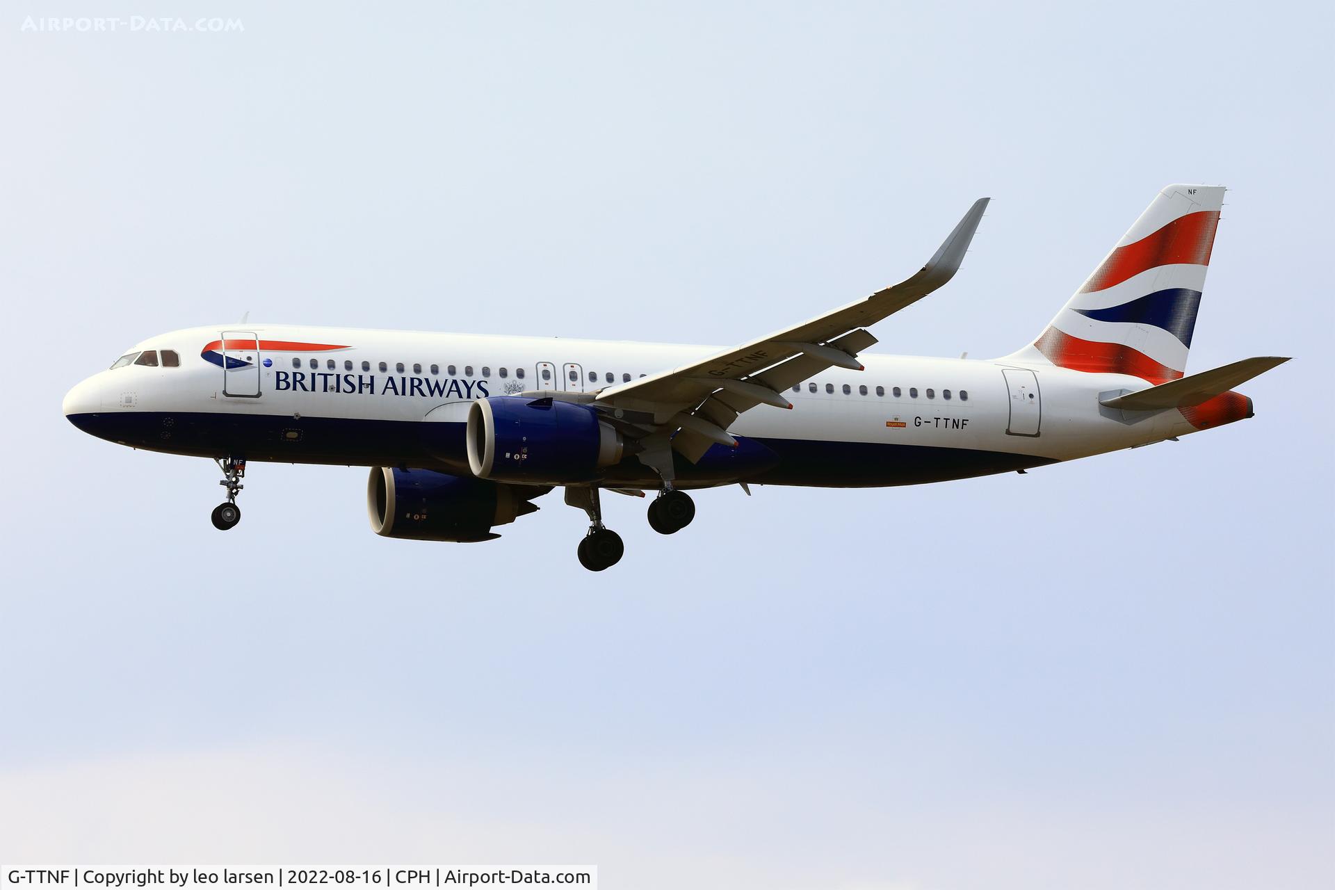 G-TTNF, 2018 Airbus A320-251N C/N 8408, Copenhagen 22.8.2022