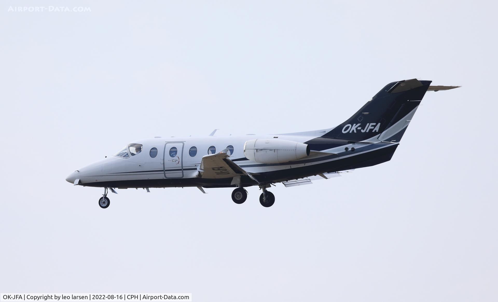 OK-JFA, 2003 Raytheon 400XT Nextant C/N RK-345, Copenhagen 16.8.2022
