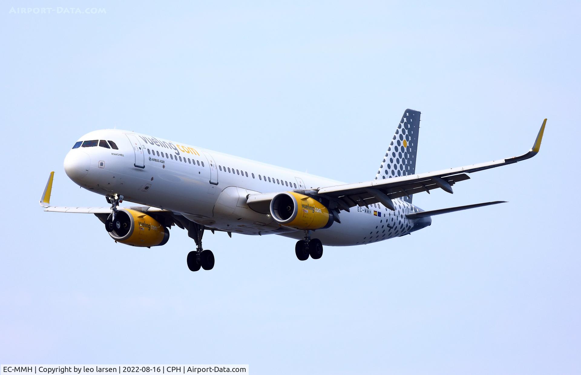 EC-MMH, 2016 Airbus A321-231 C/N 7152, Copenhagen 16.8.2022