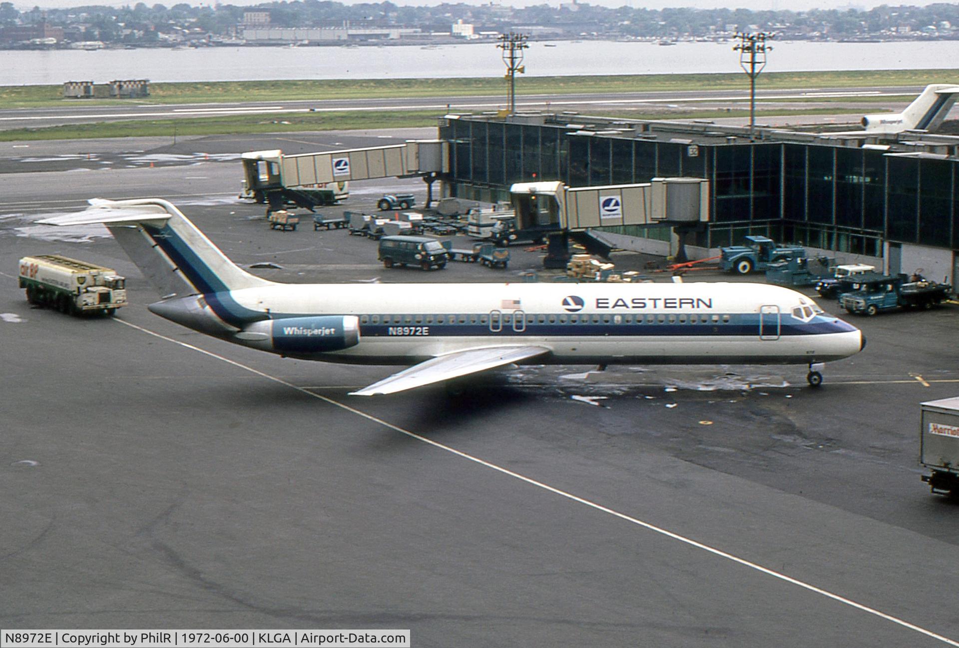 N8972E, 1968 Douglas DC-9-31 C/N 47270, Eastern 1968 DC9-30 N8972E LGA